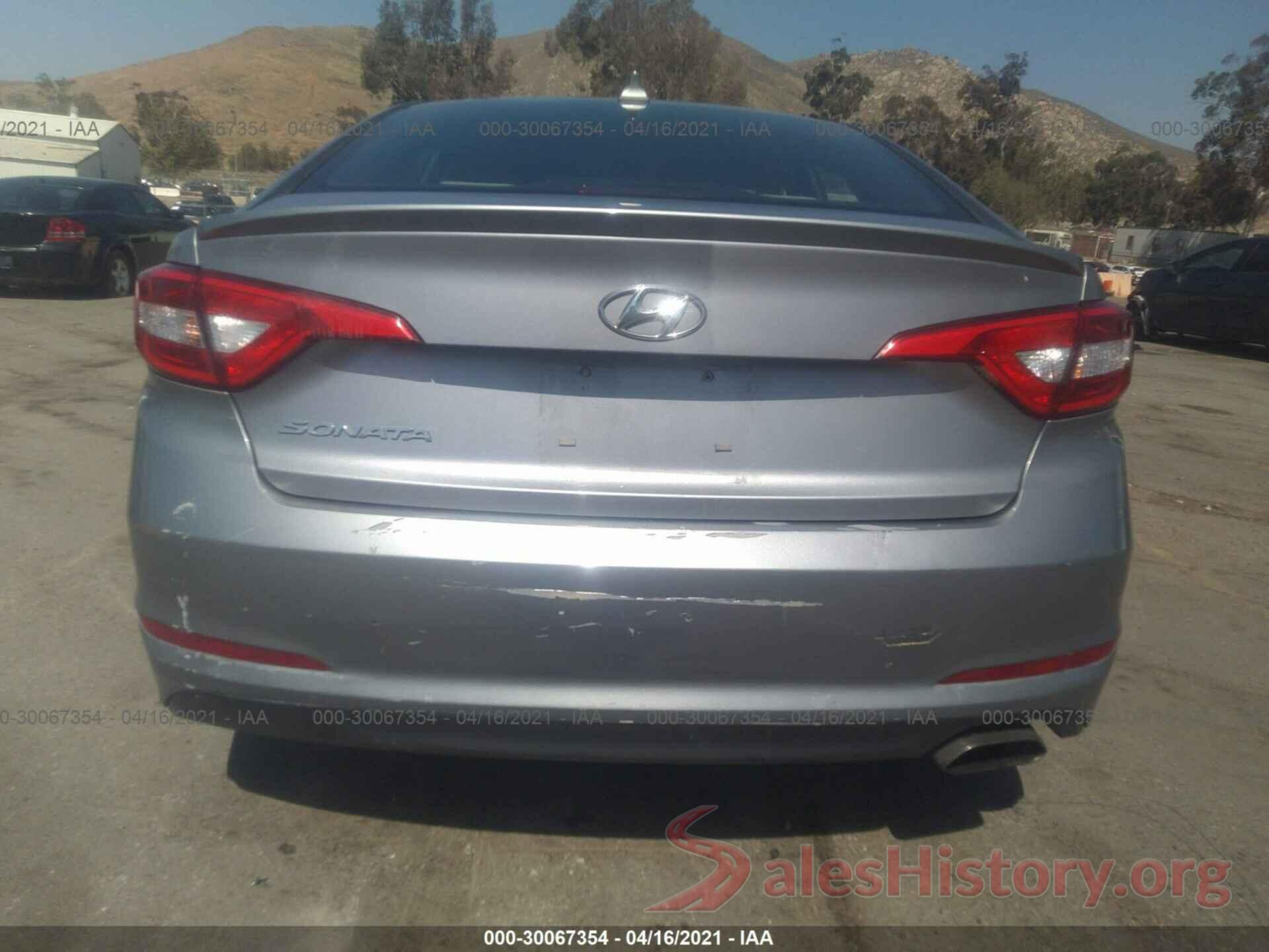 5NPE24AF7GH408969 2016 HYUNDAI SONATA