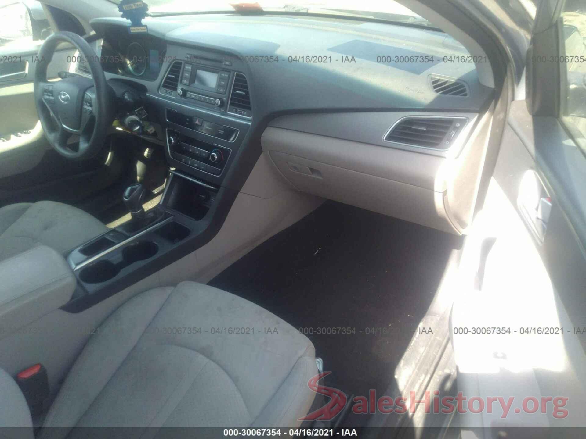 5NPE24AF7GH408969 2016 HYUNDAI SONATA