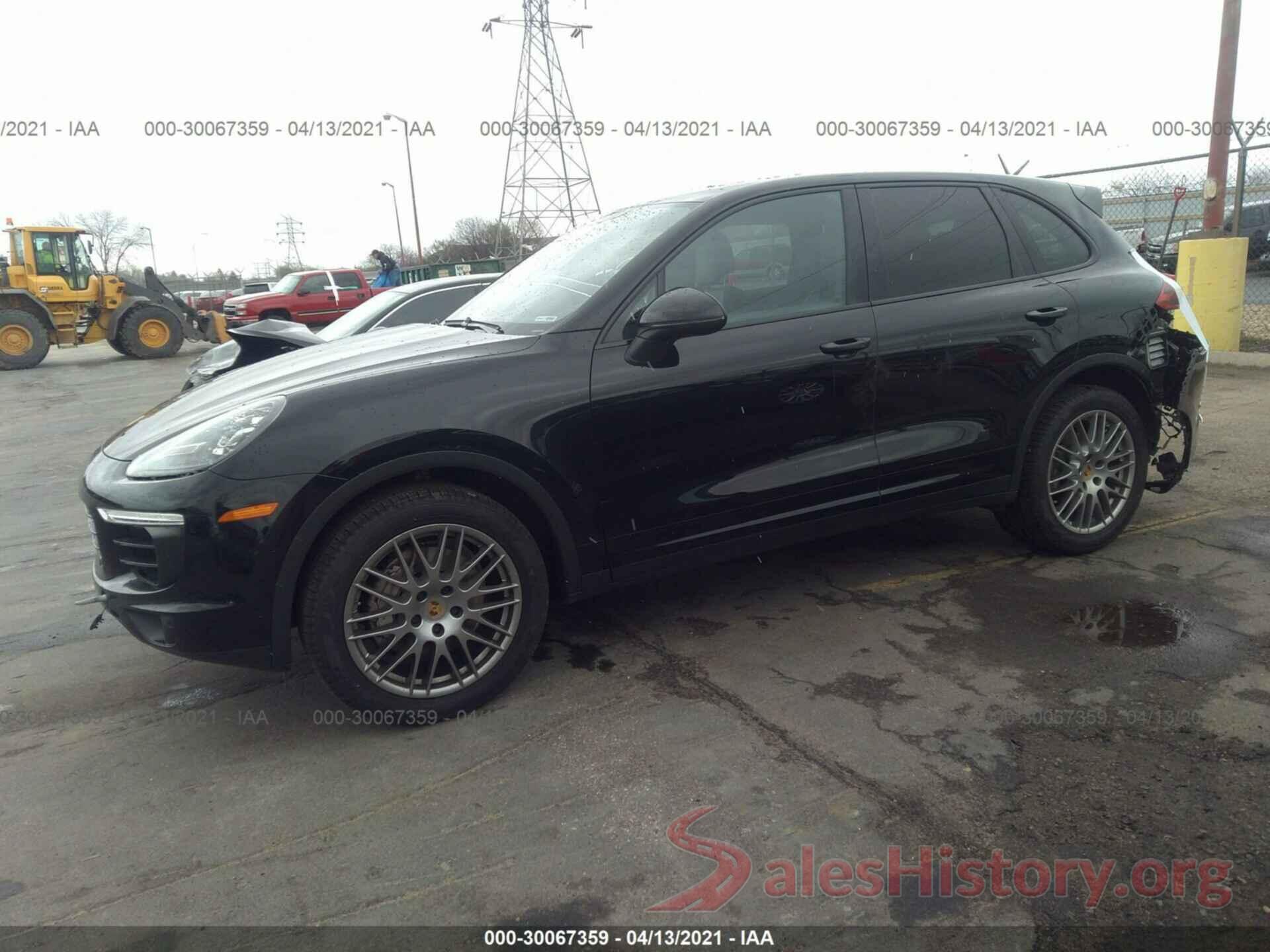 WP1AB2A29HLA53587 2017 PORSCHE CAYENNE