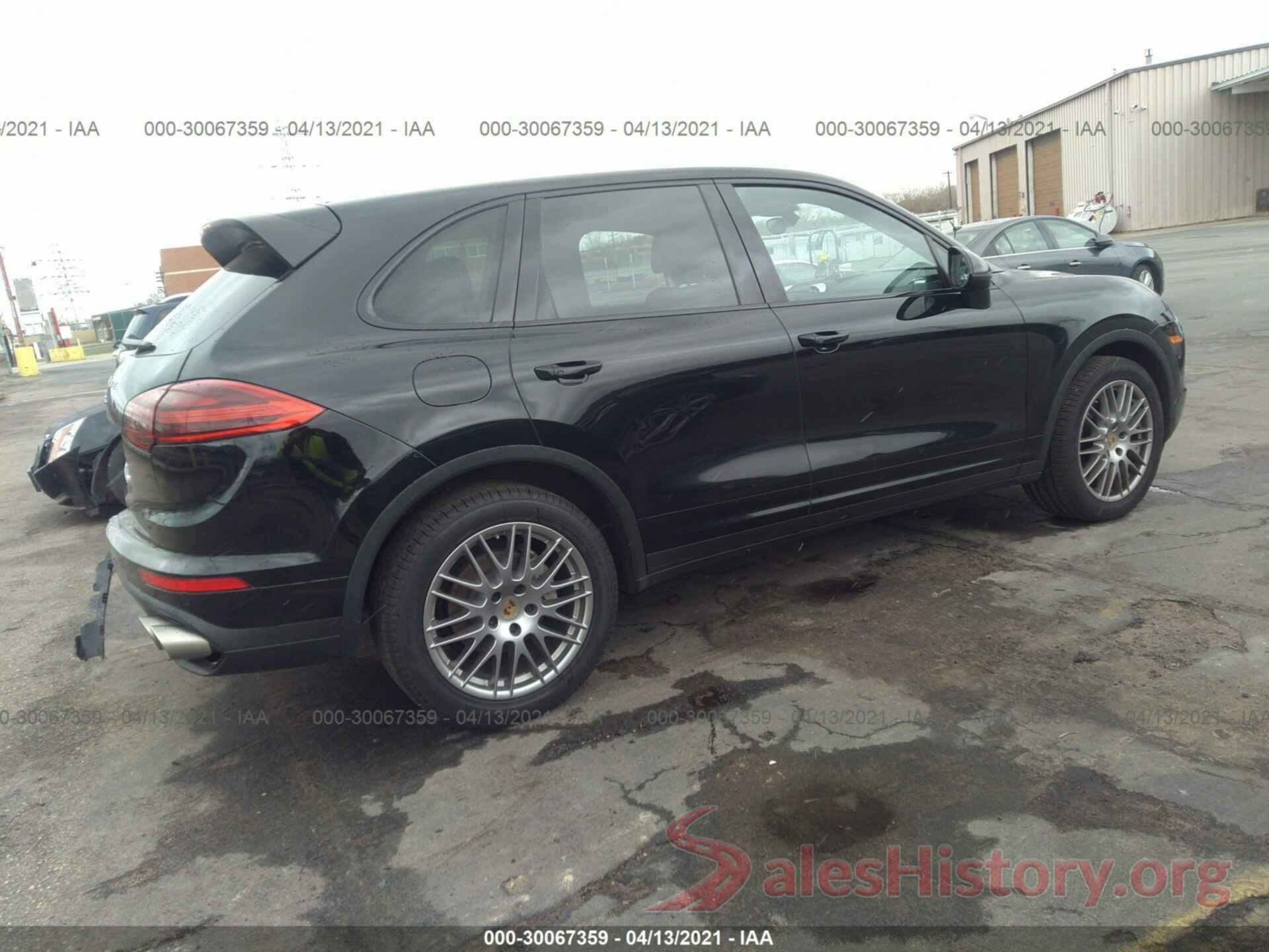 WP1AB2A29HLA53587 2017 PORSCHE CAYENNE