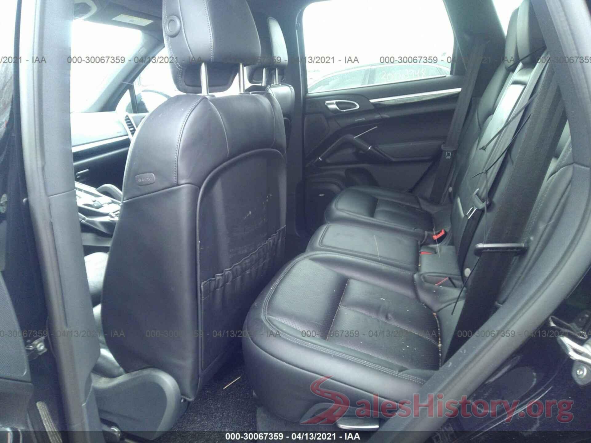 WP1AB2A29HLA53587 2017 PORSCHE CAYENNE