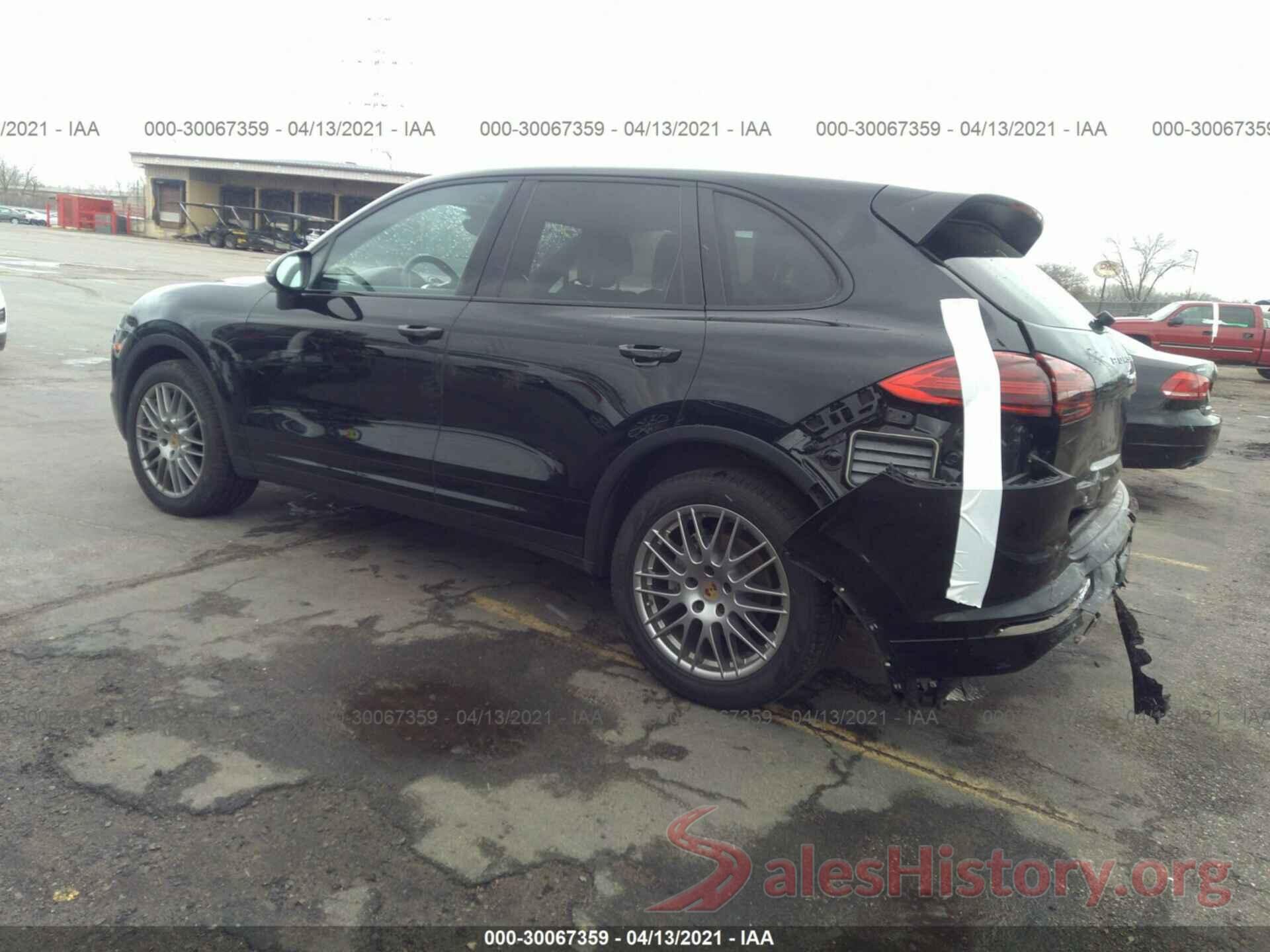 WP1AB2A29HLA53587 2017 PORSCHE CAYENNE