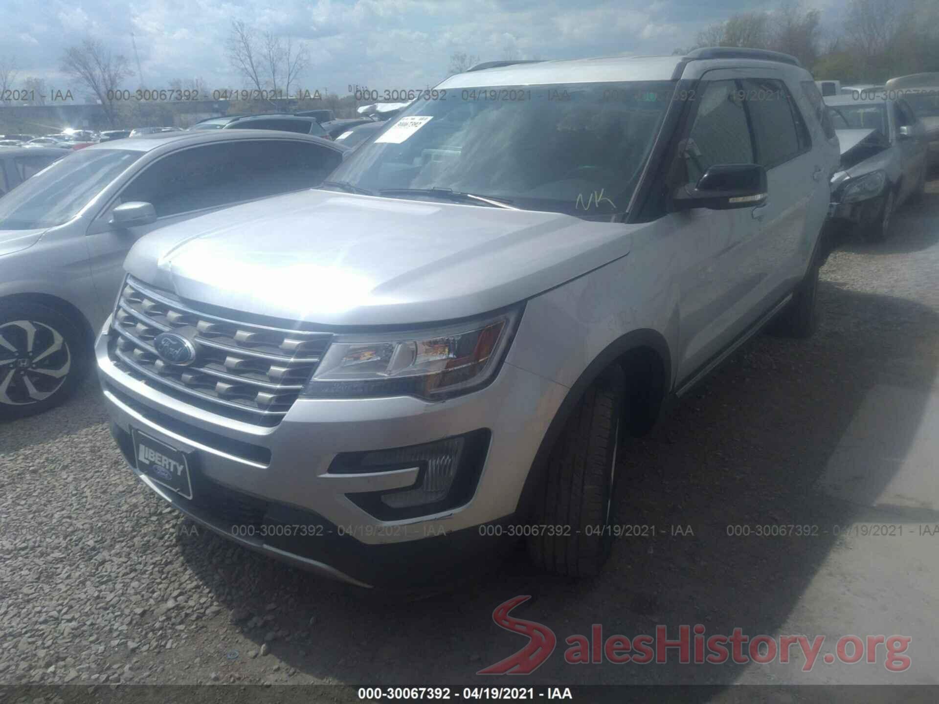 1FM5K8D89HGA40249 2017 FORD EXPLORER