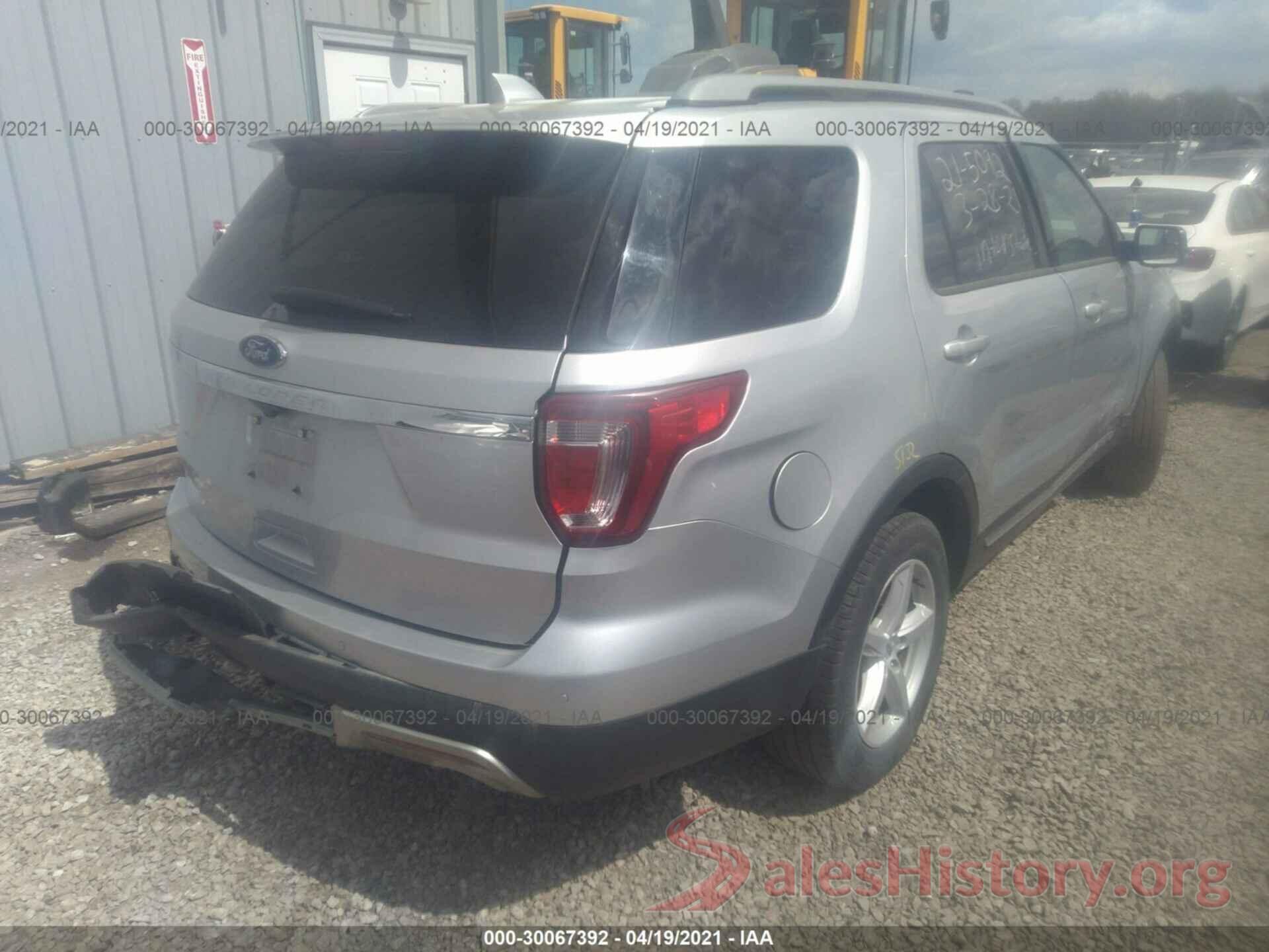 1FM5K8D89HGA40249 2017 FORD EXPLORER