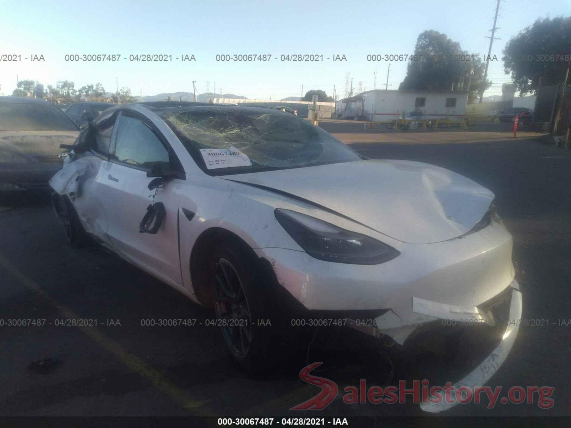 5YJ3E1EA5MF871893 2021 TESLA MODEL 3