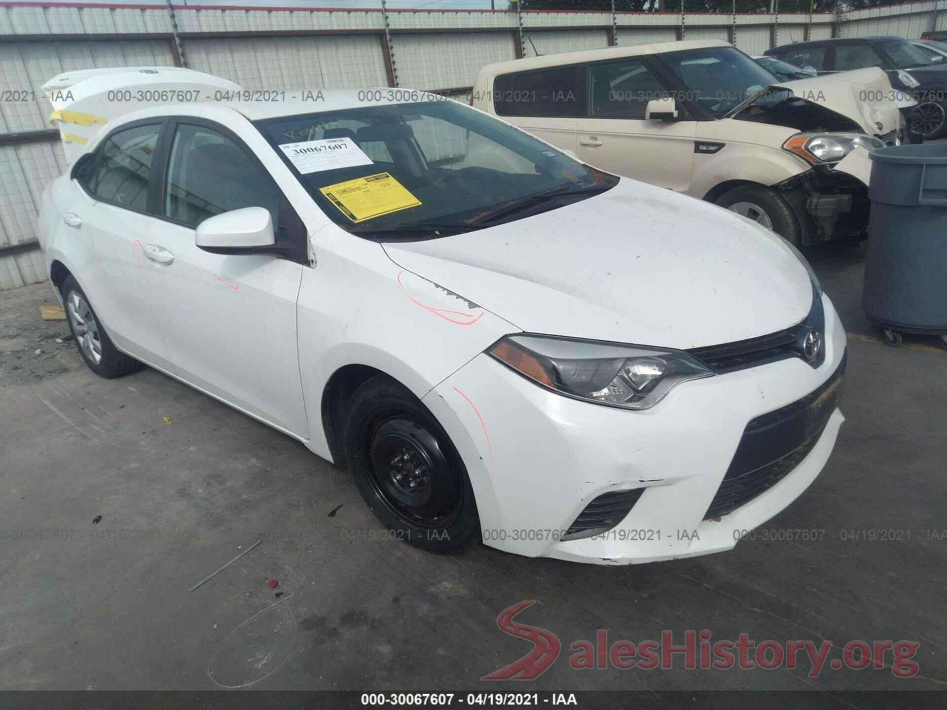 5YFBURHE4GP369641 2016 TOYOTA COROLLA