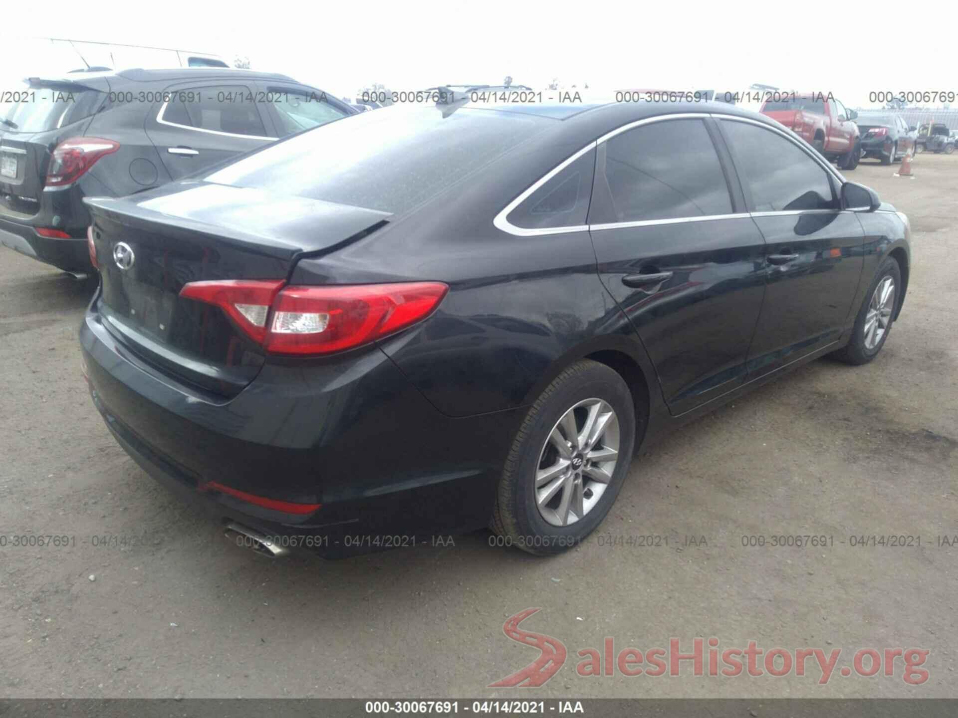 5NPE24AF8GH355585 2016 HYUNDAI SONATA