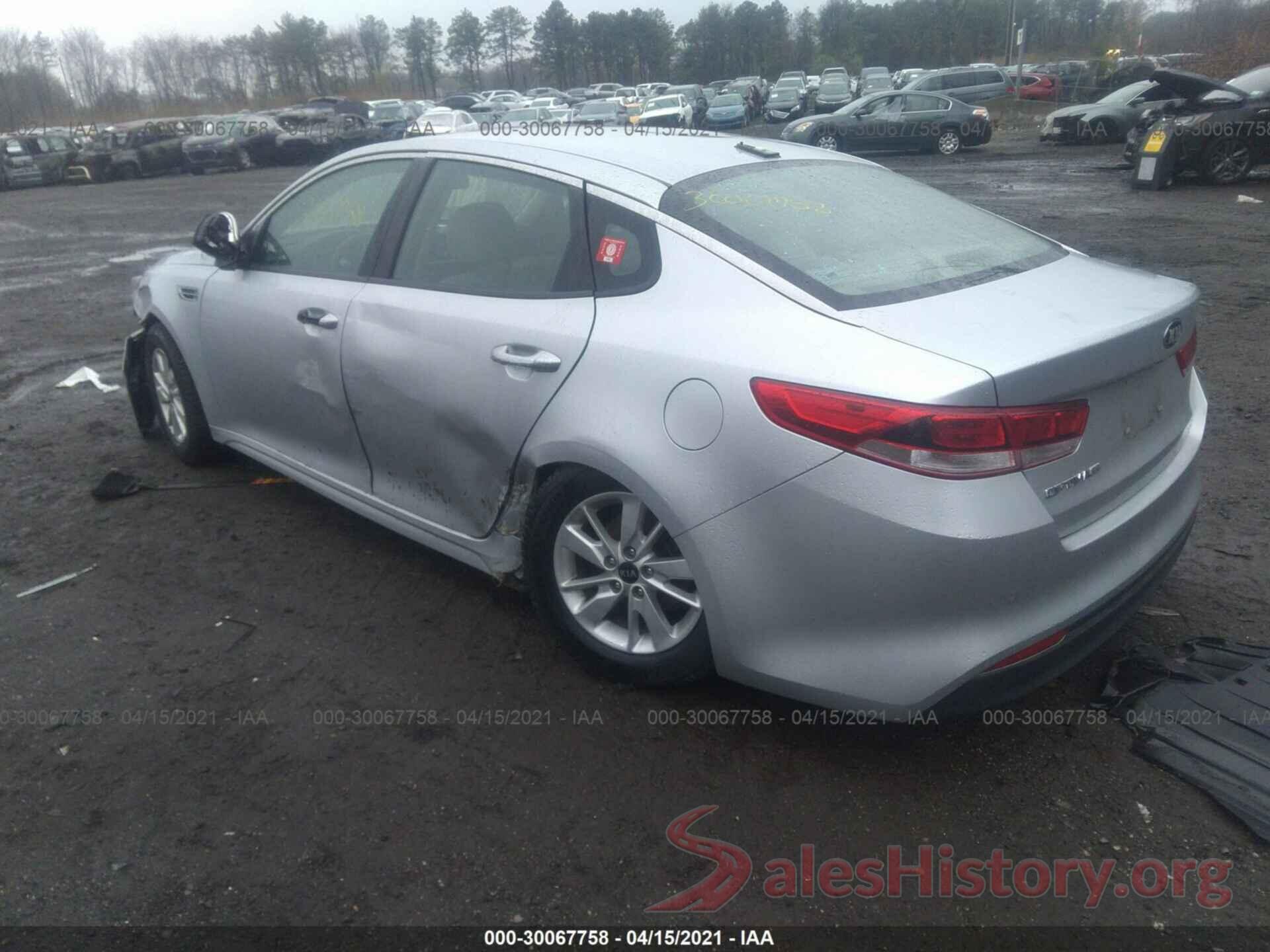 5XXGT4L34GG010235 2016 KIA OPTIMA