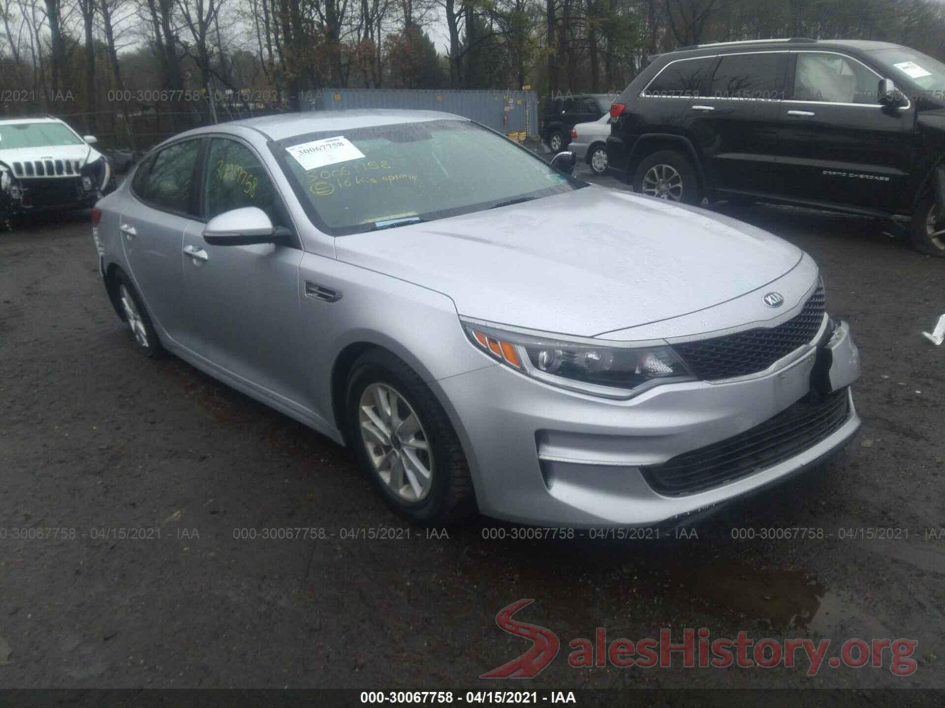 5XXGT4L34GG010235 2016 KIA OPTIMA