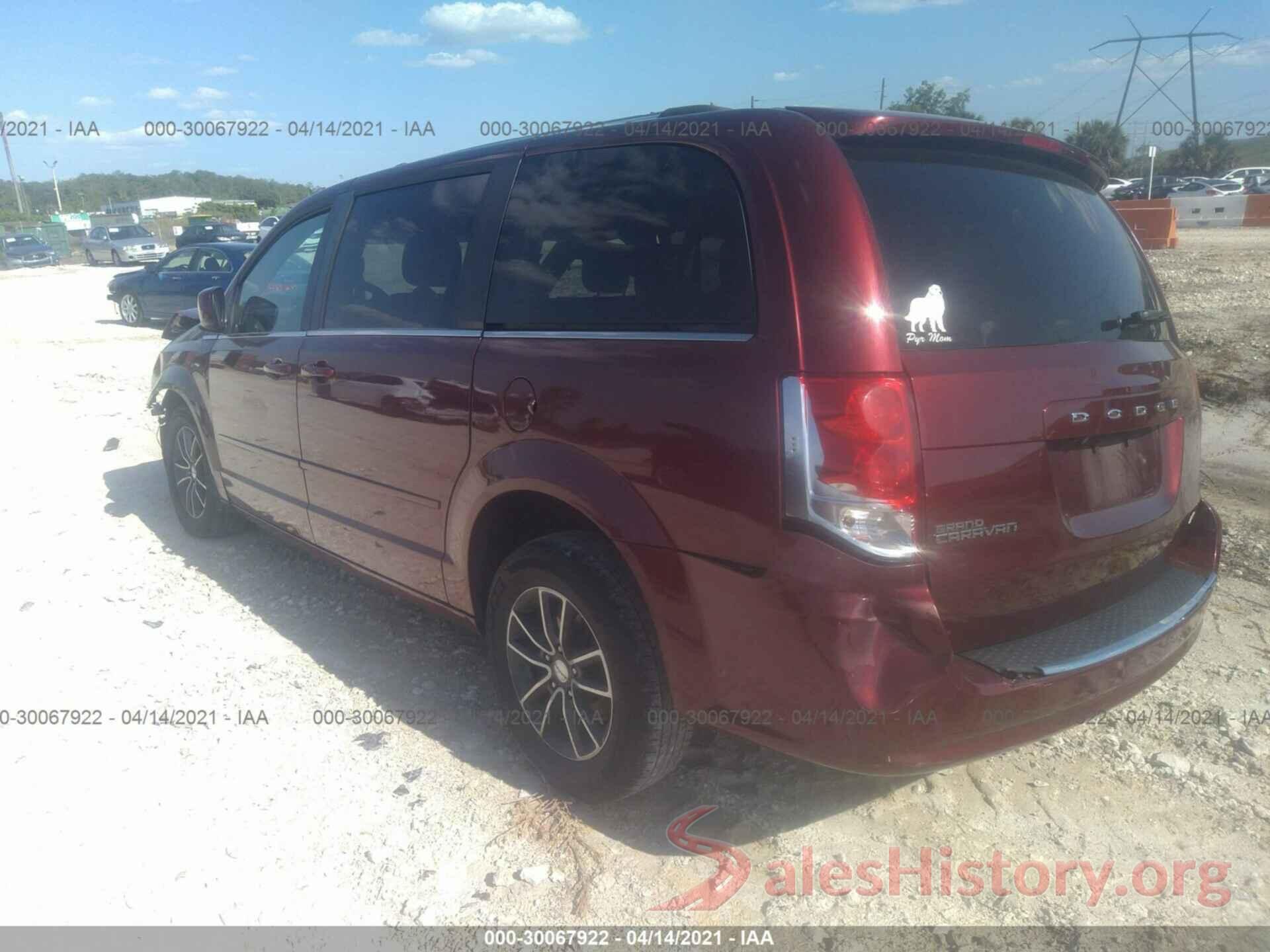 2C4RDGCG6HR616526 2017 DODGE GRAND CARAVAN