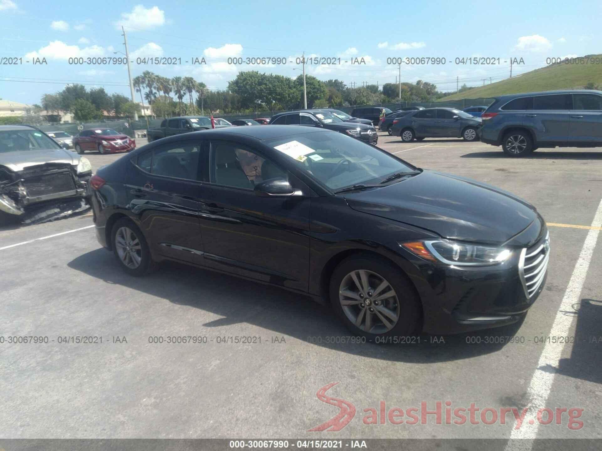 5NPD84LF5JH283985 2018 HYUNDAI ELANTRA