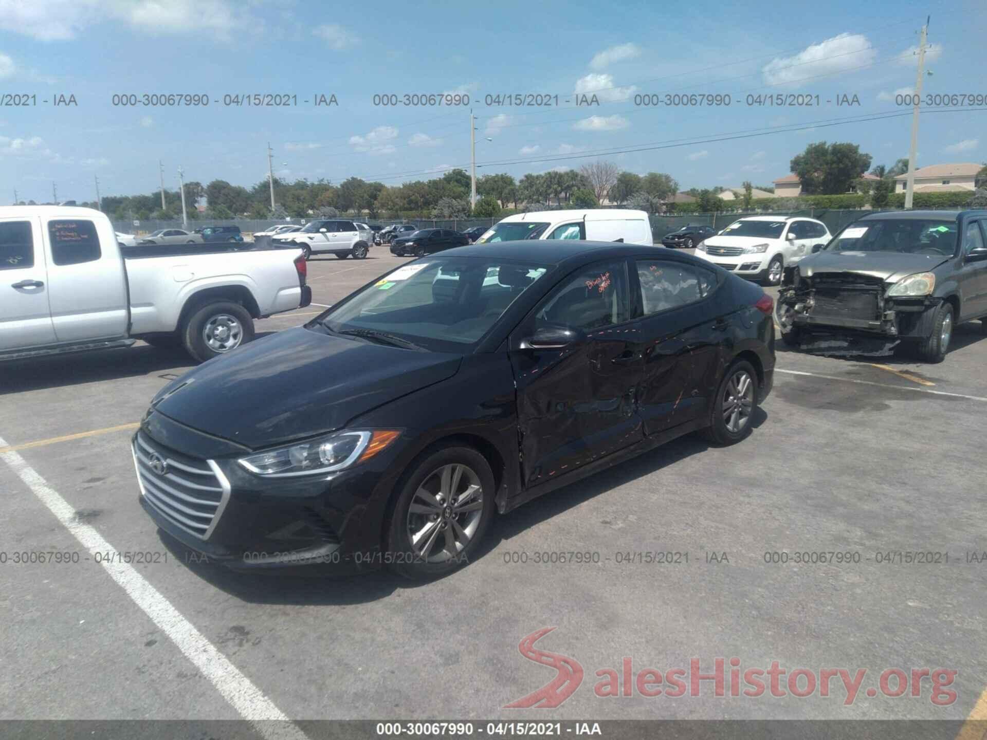 5NPD84LF5JH283985 2018 HYUNDAI ELANTRA