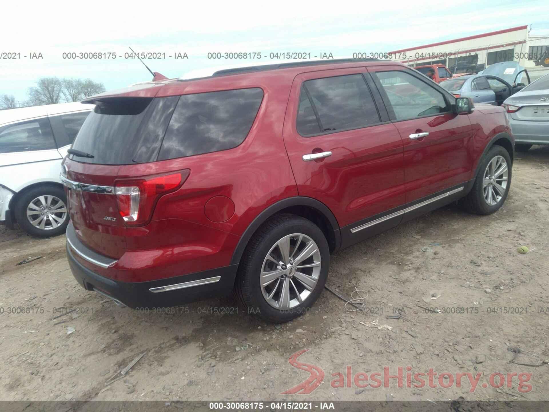 1FM5K8F80JGB84775 2018 FORD EXPLORER