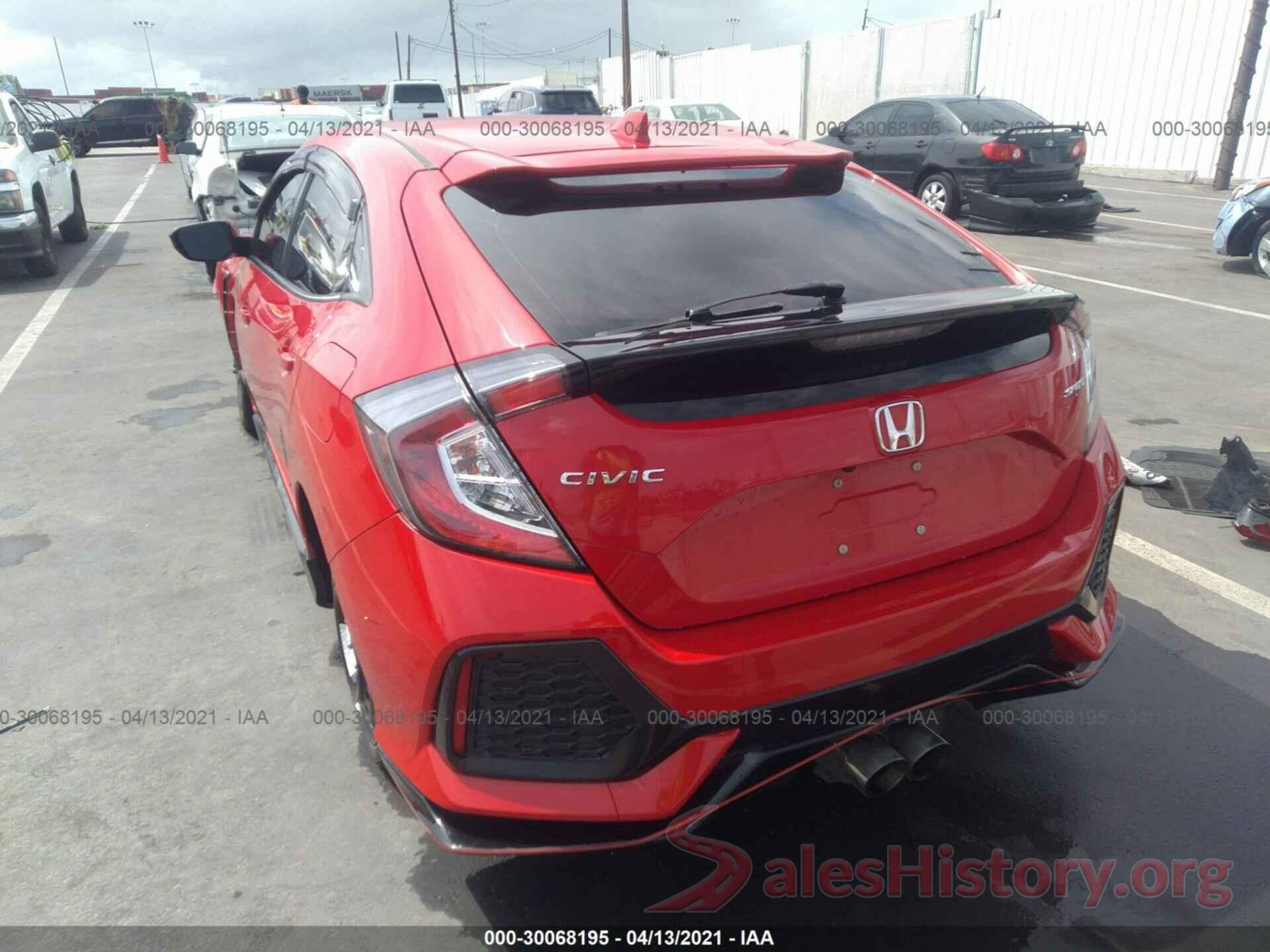 SHHFK7H46HU404937 2017 HONDA CIVIC HATCHBACK