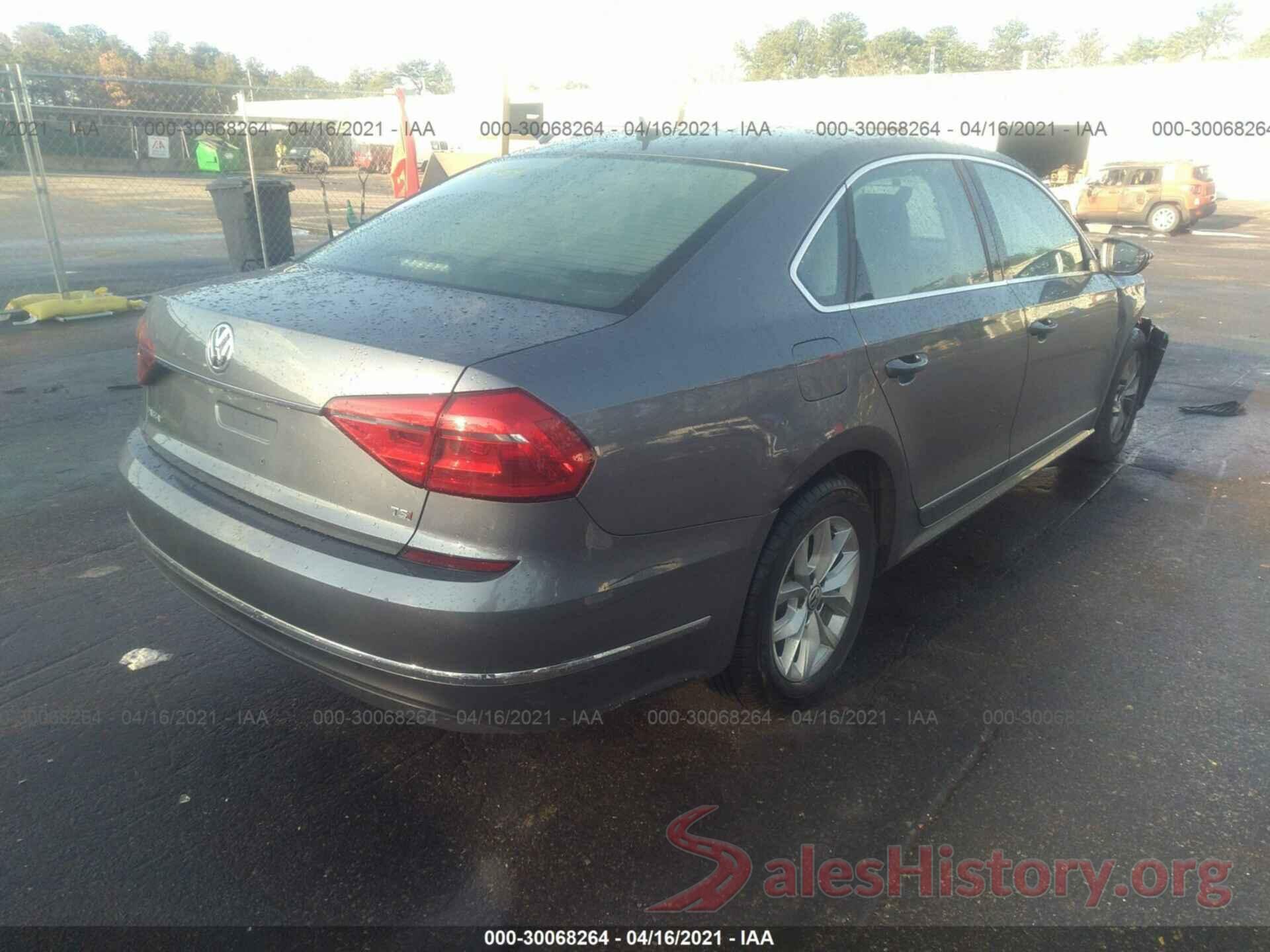 1VWAT7A30GC056491 2016 VOLKSWAGEN PASSAT