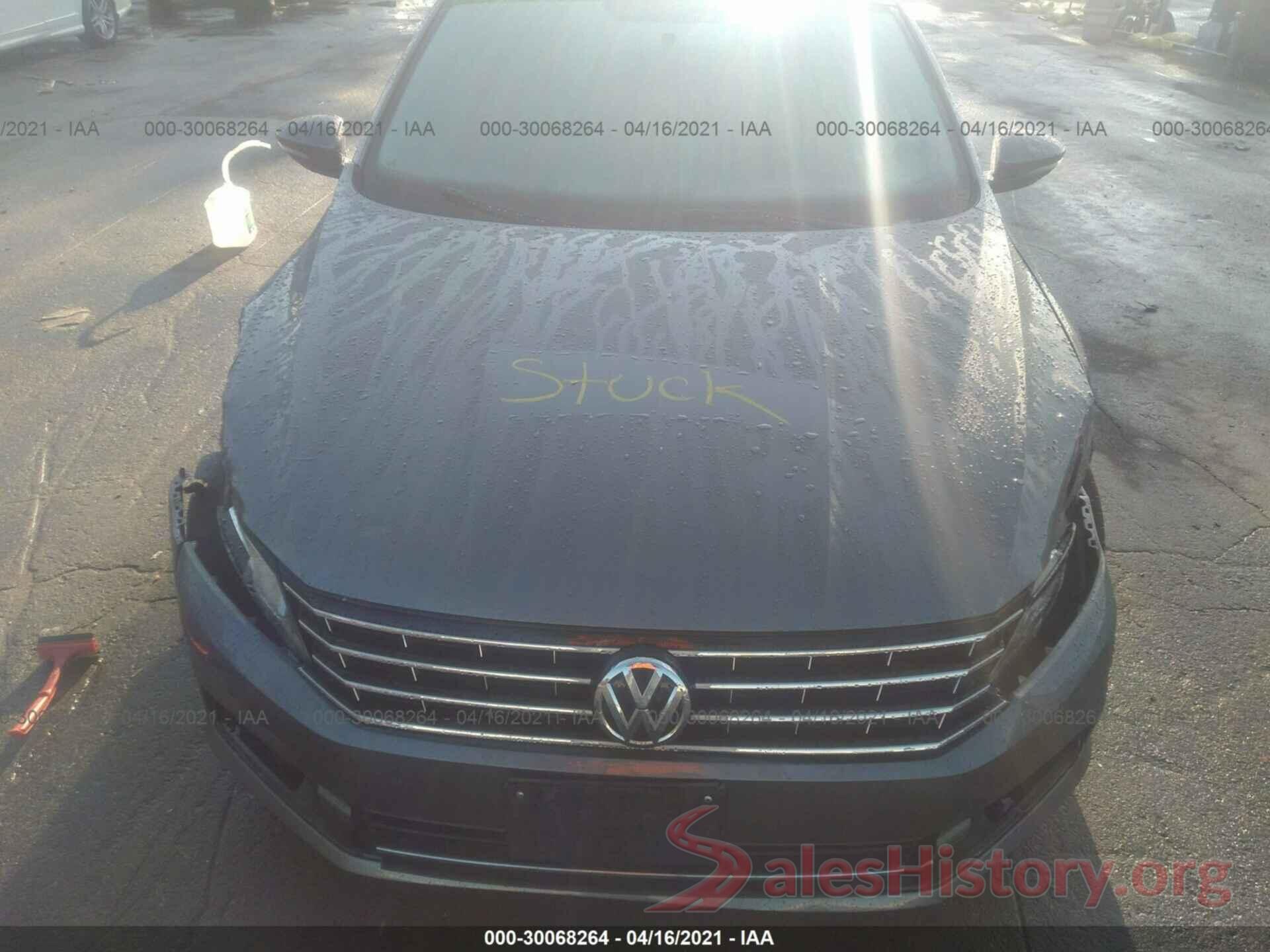 1VWAT7A30GC056491 2016 VOLKSWAGEN PASSAT