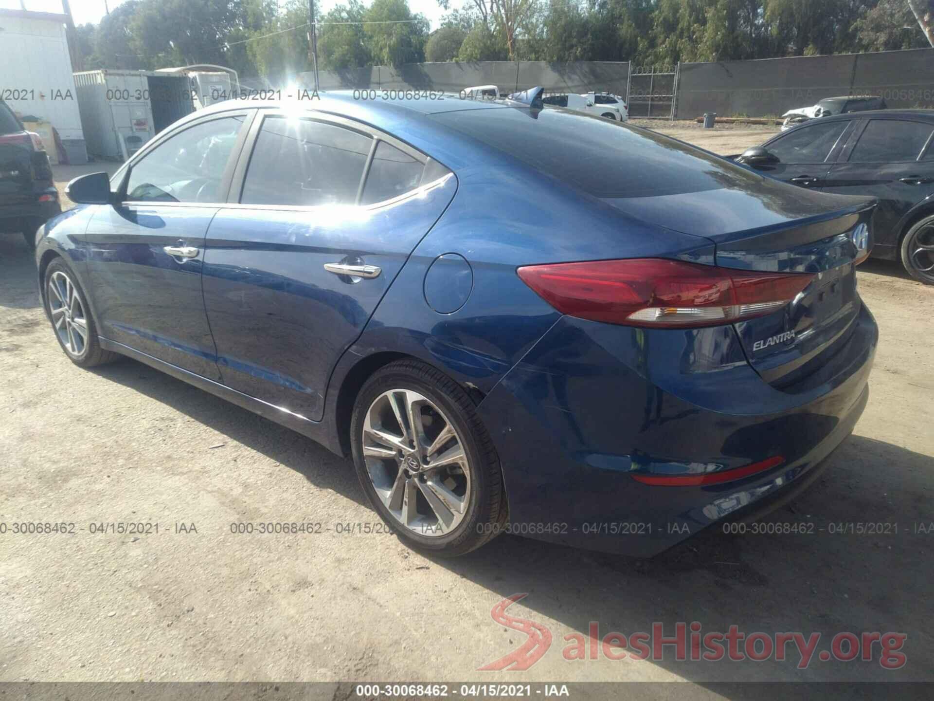 5NPD84LF8HH058129 2017 HYUNDAI ELANTRA