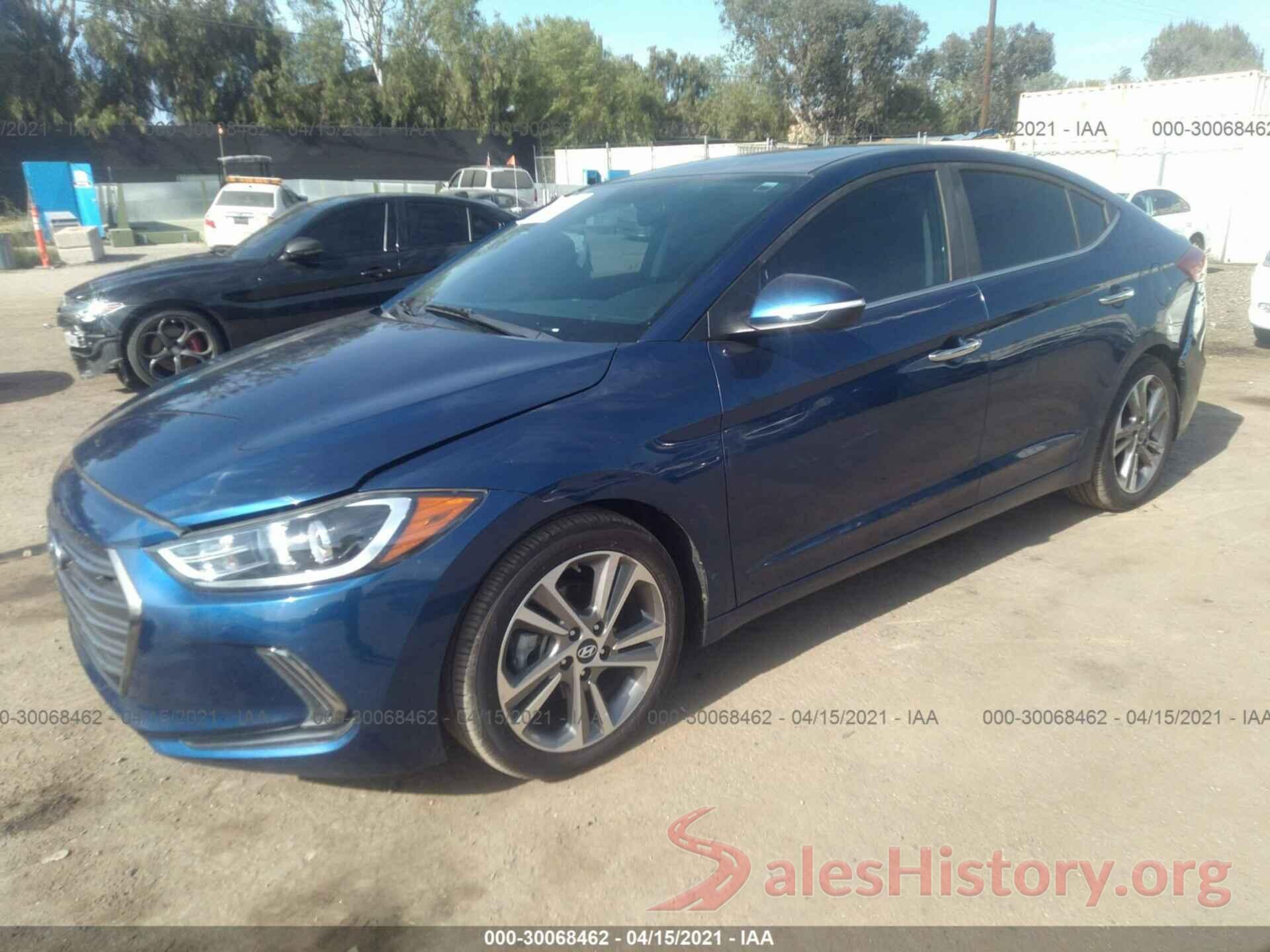 5NPD84LF8HH058129 2017 HYUNDAI ELANTRA