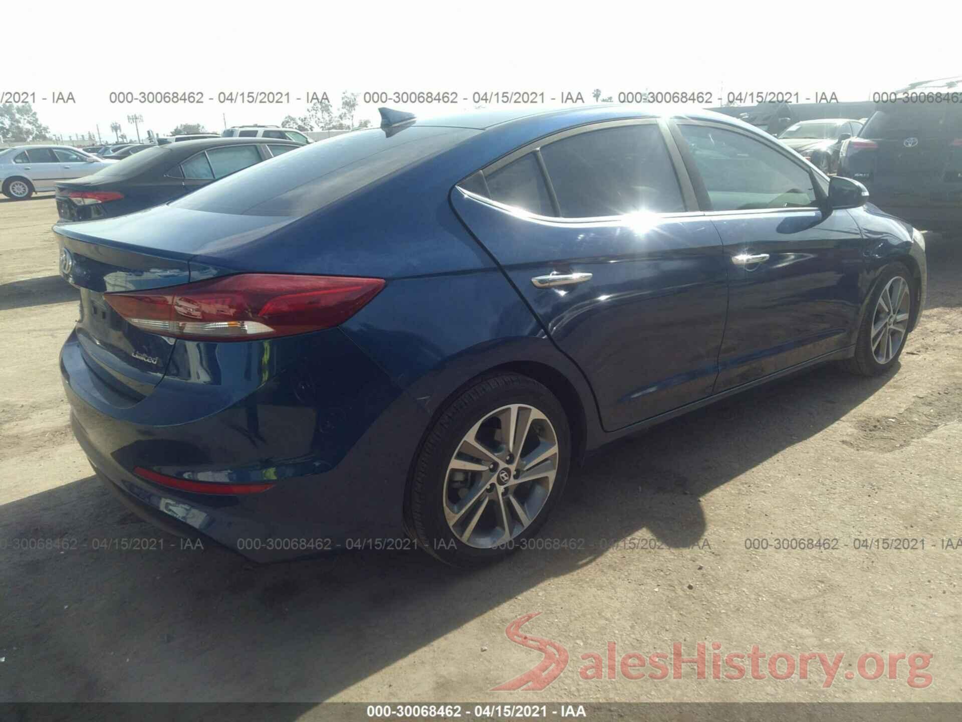 5NPD84LF8HH058129 2017 HYUNDAI ELANTRA