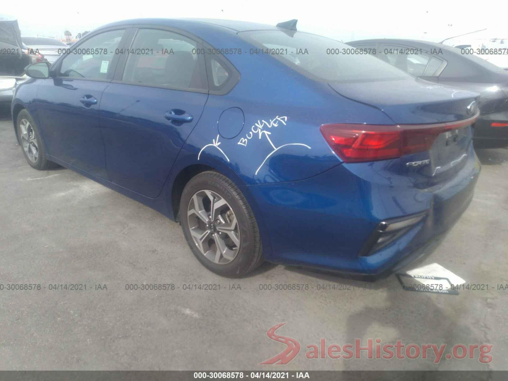 3KPF24AD4LE175148 2020 KIA FORTE