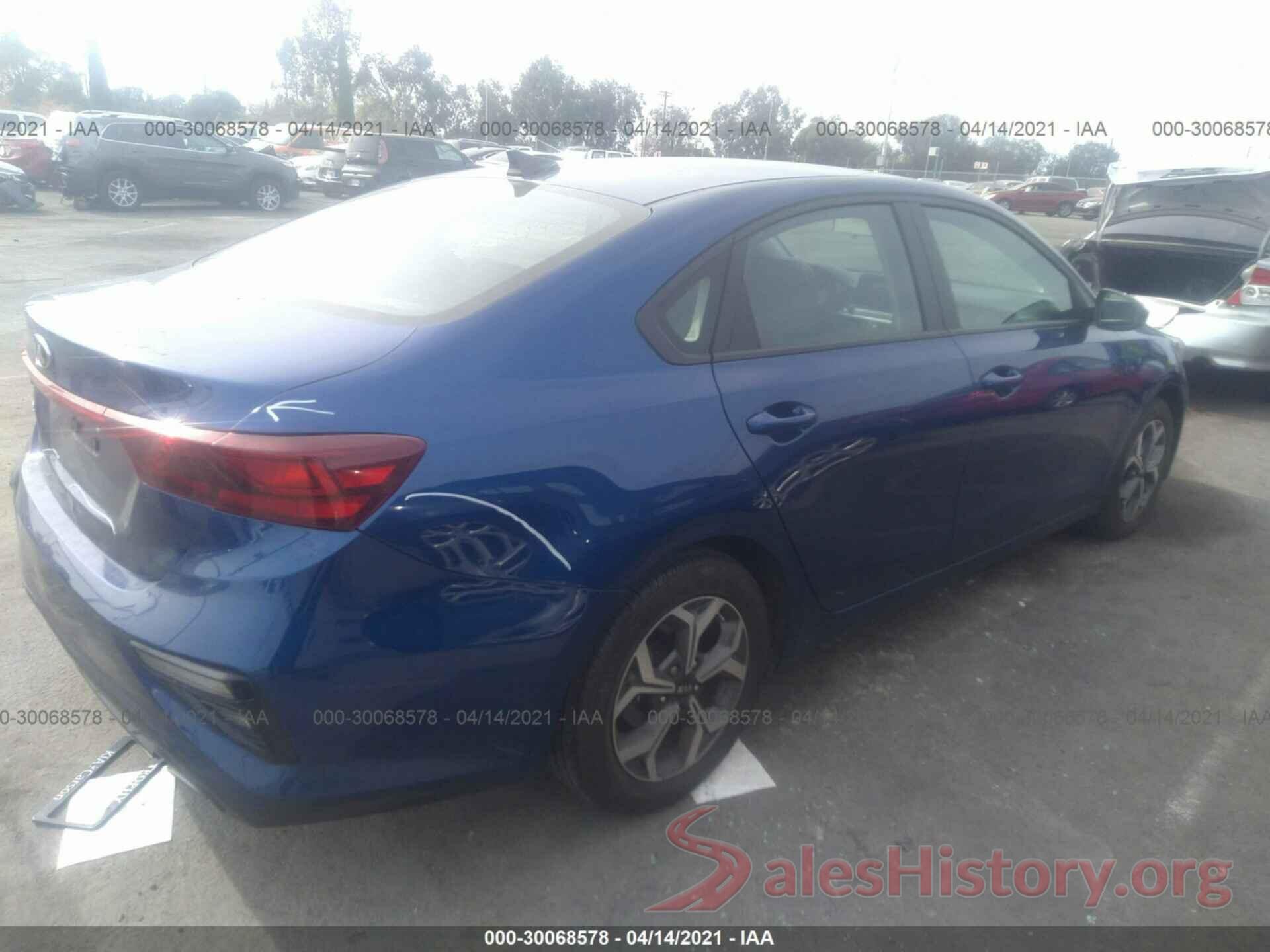 3KPF24AD4LE175148 2020 KIA FORTE