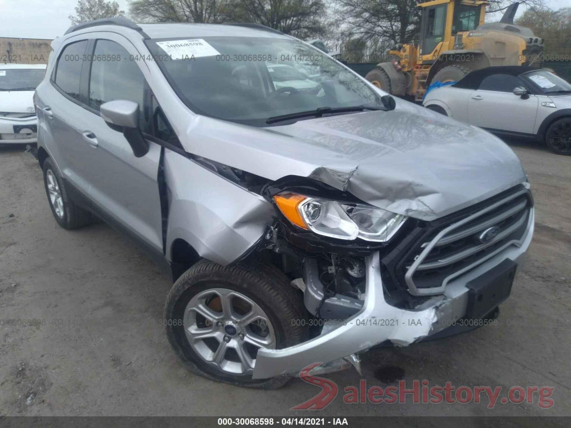 MAJ6S3GL8KC269487 2019 FORD ECOSPORT