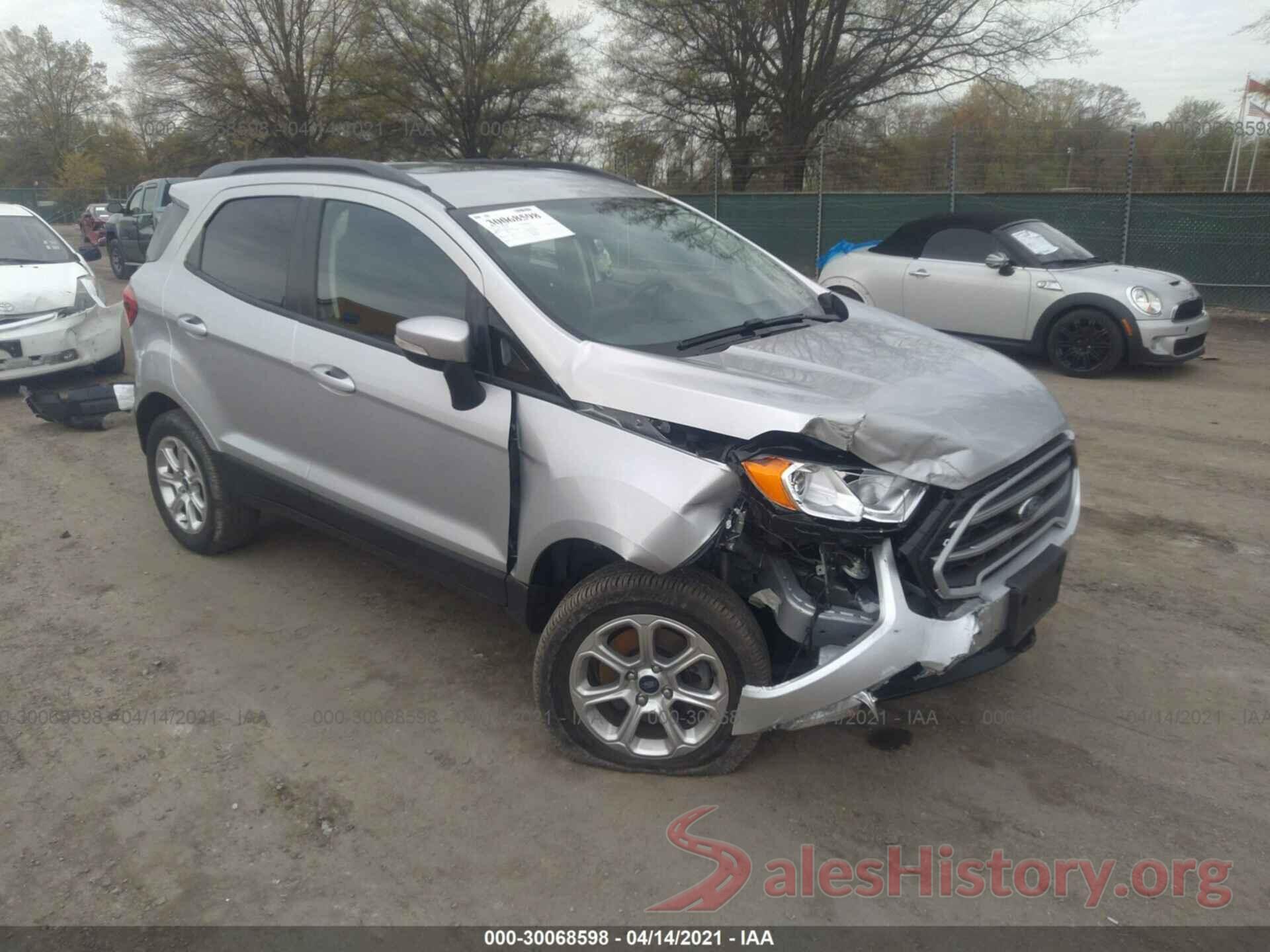 MAJ6S3GL8KC269487 2019 FORD ECOSPORT