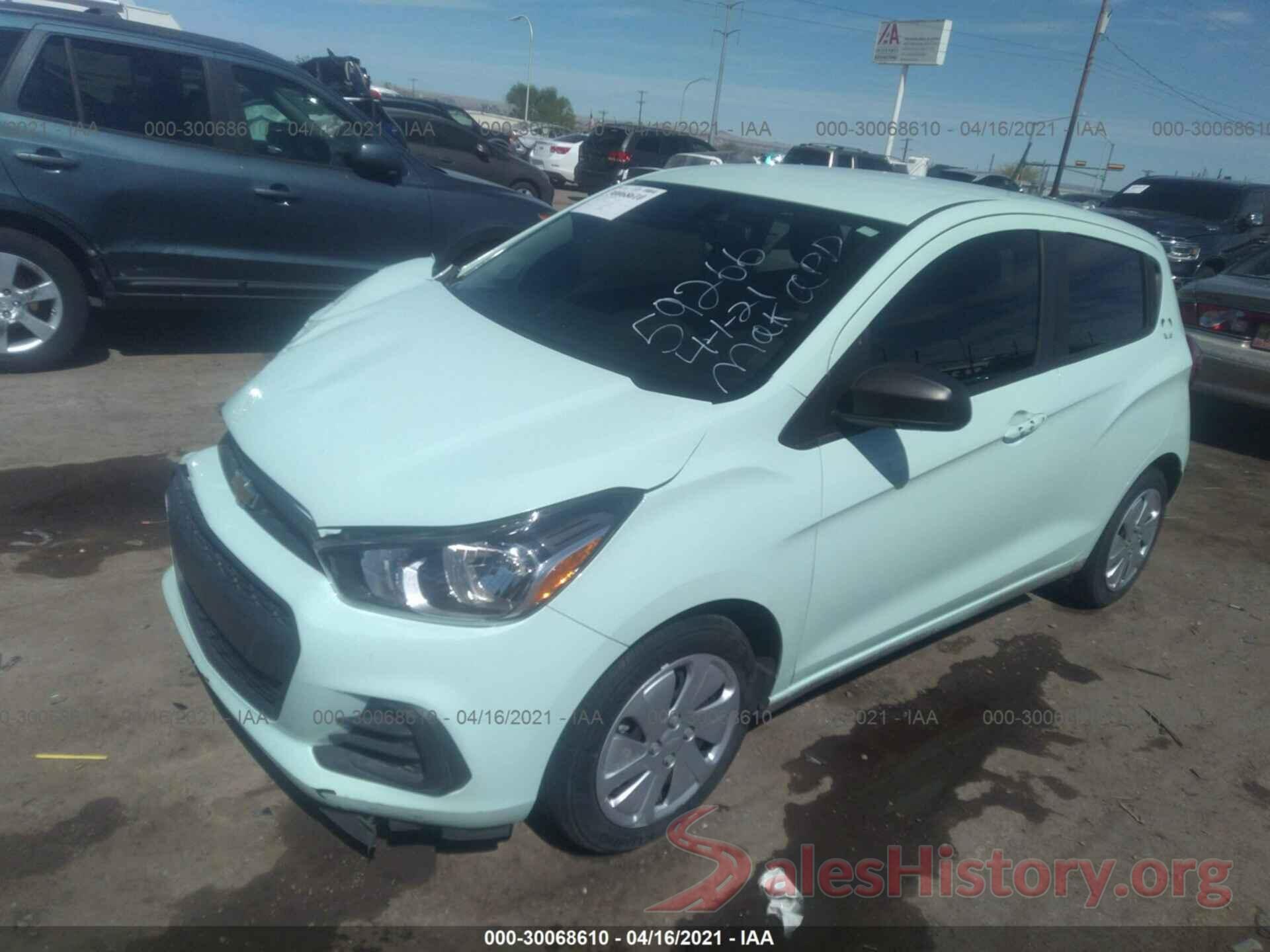 KL8CB6SA1HC742605 2017 CHEVROLET SPARK