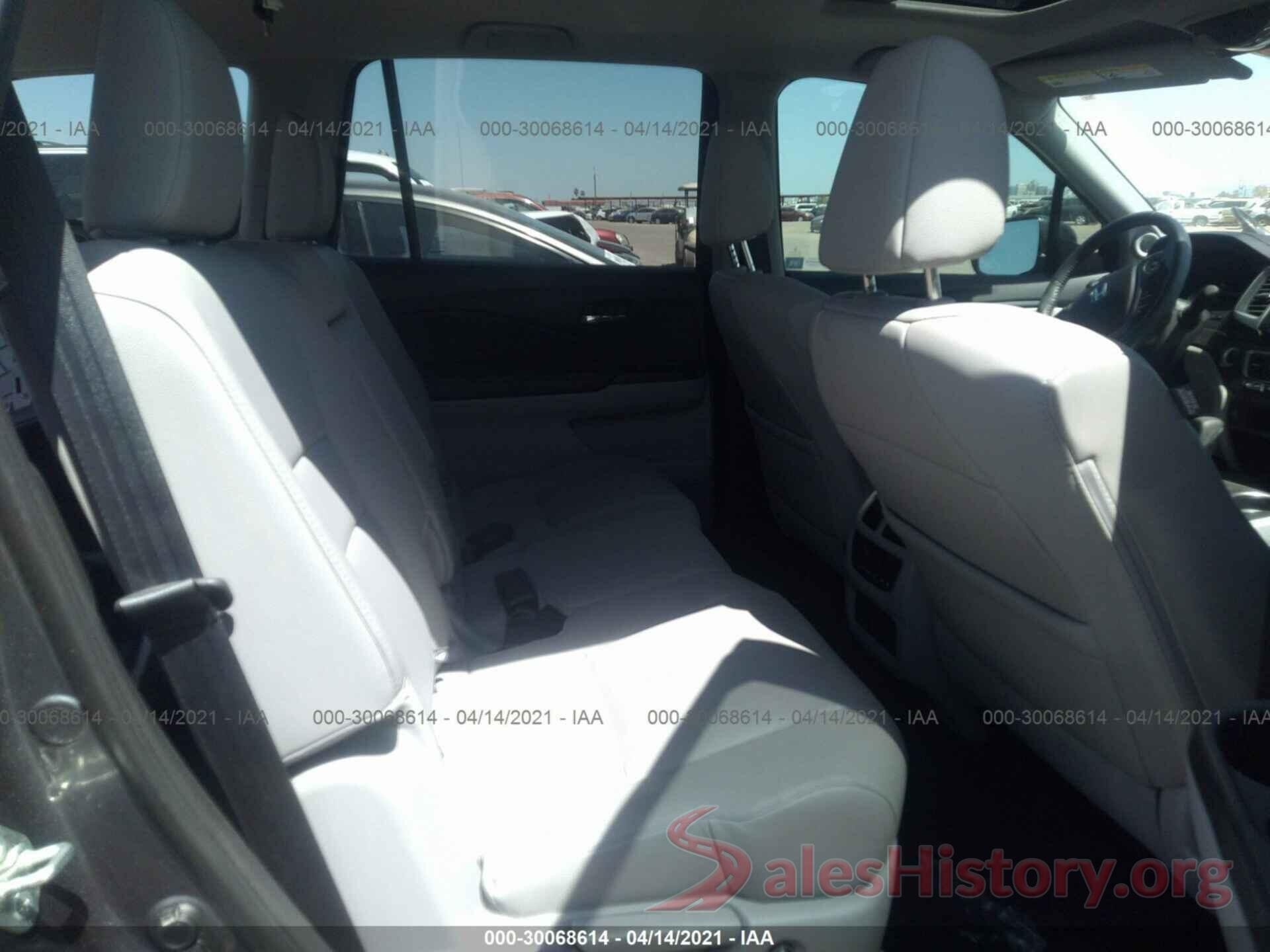 5FNYF5H56HB019292 2017 HONDA PILOT