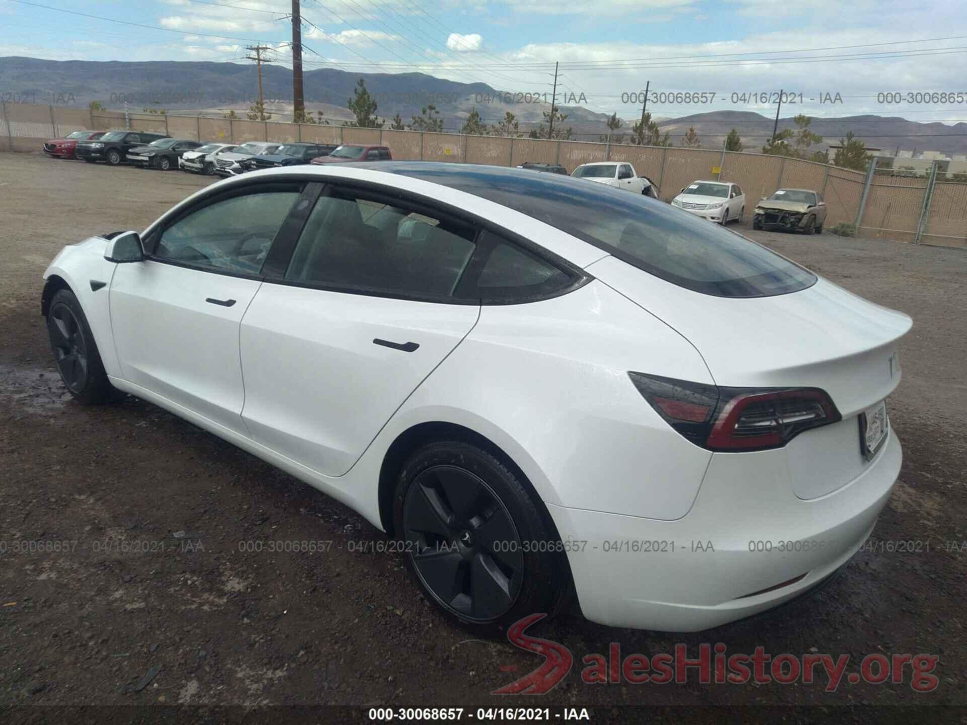 5YJ3E1EA1MF878713 2021 TESLA MODEL 3