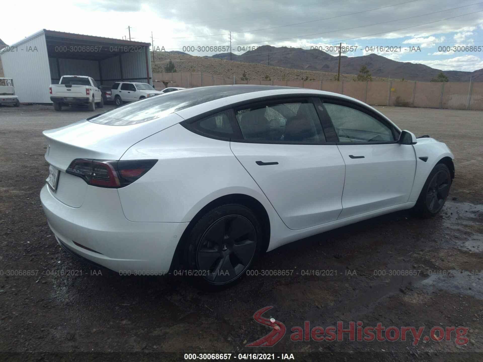 5YJ3E1EA1MF878713 2021 TESLA MODEL 3