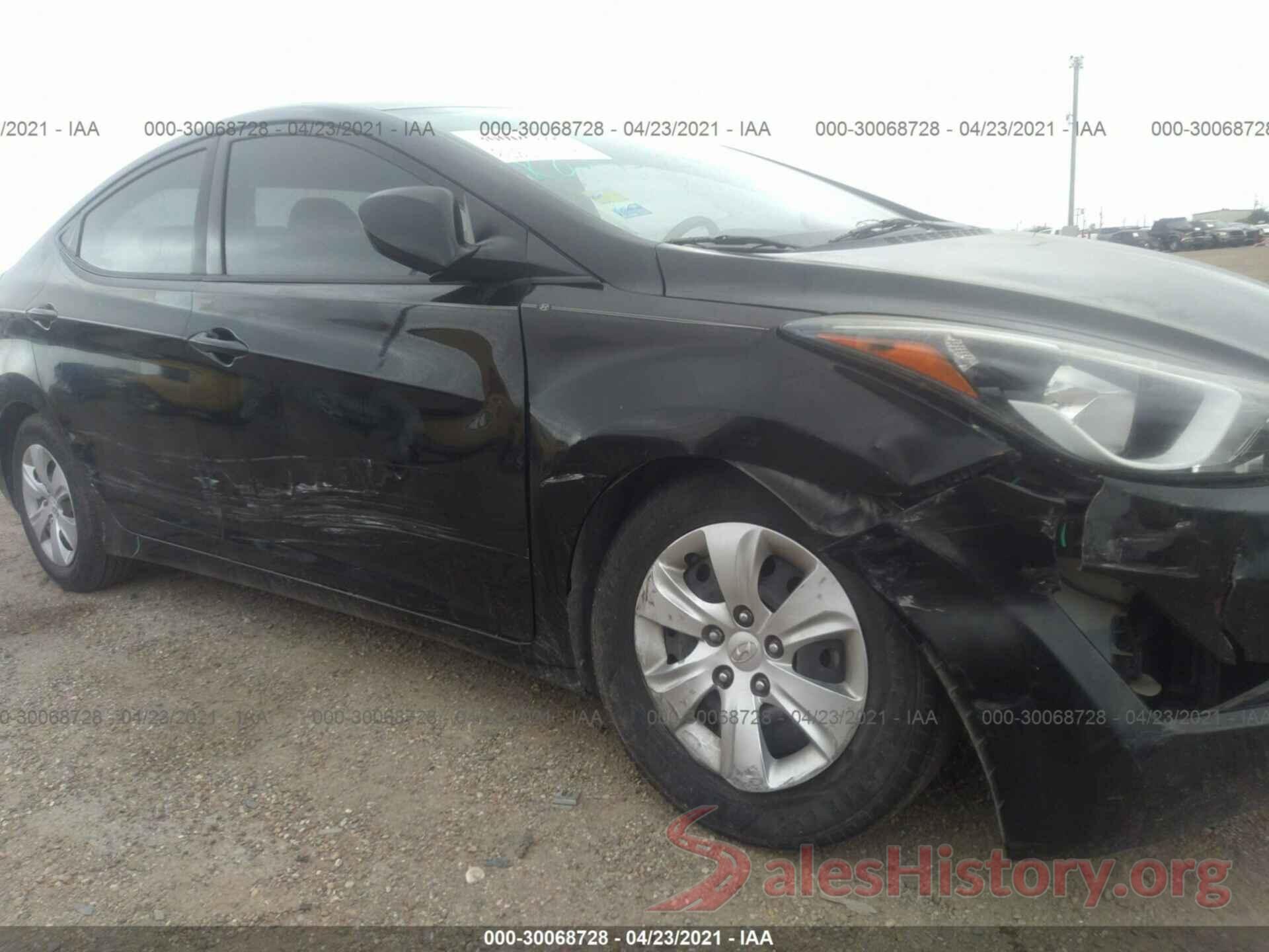 KMHDH4AE3GU626667 2016 HYUNDAI ELANTRA