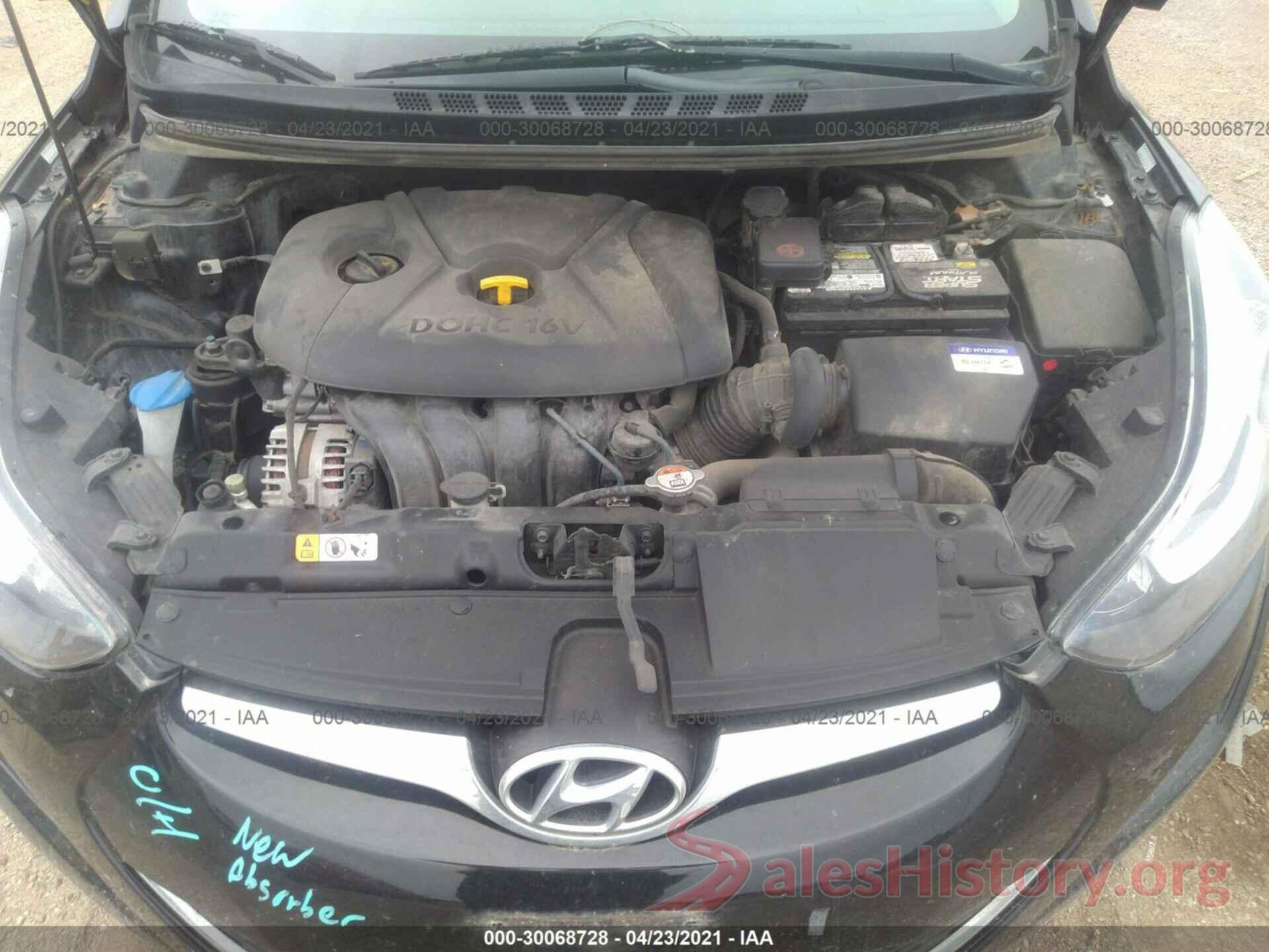 KMHDH4AE3GU626667 2016 HYUNDAI ELANTRA