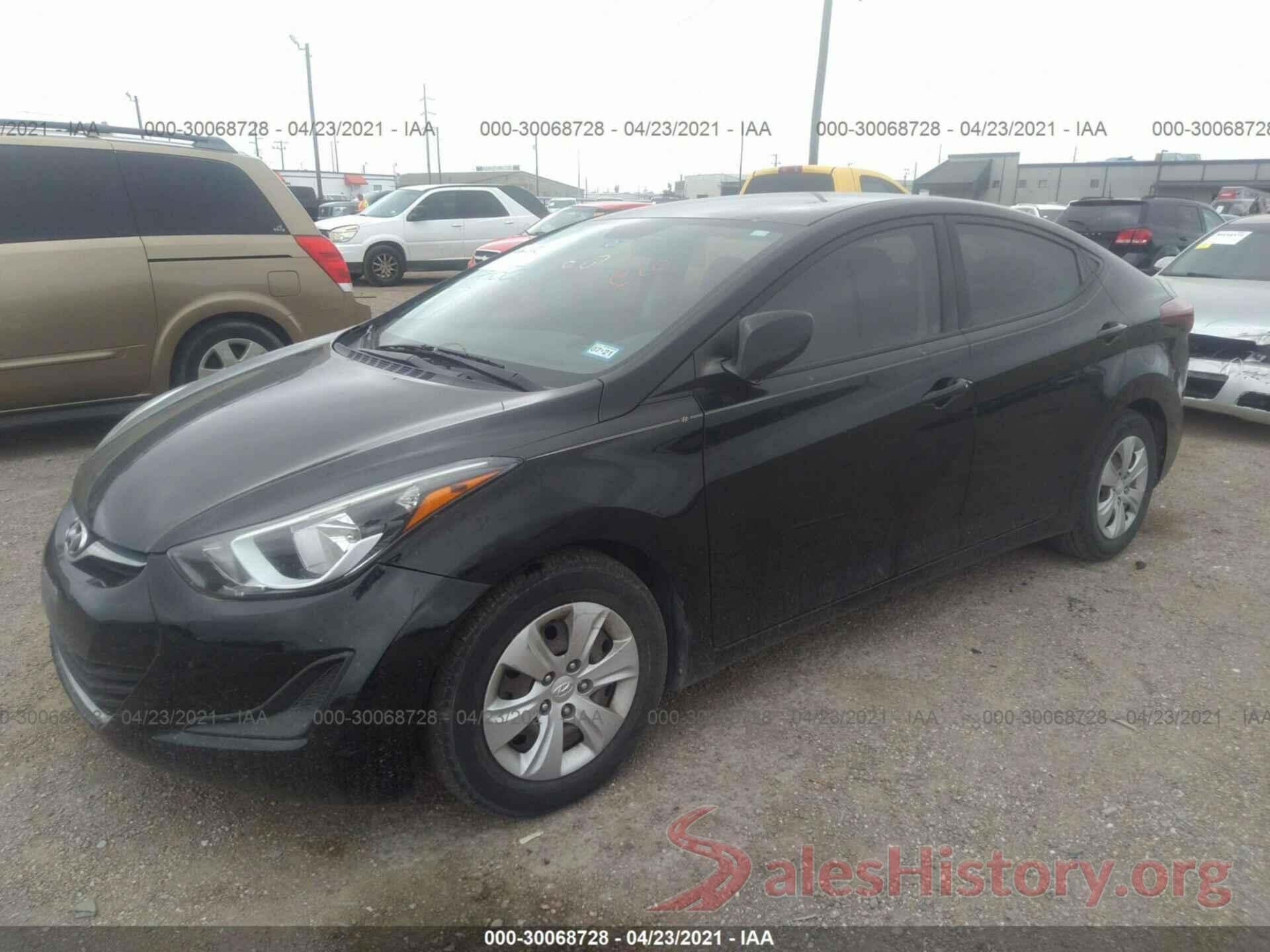 KMHDH4AE3GU626667 2016 HYUNDAI ELANTRA