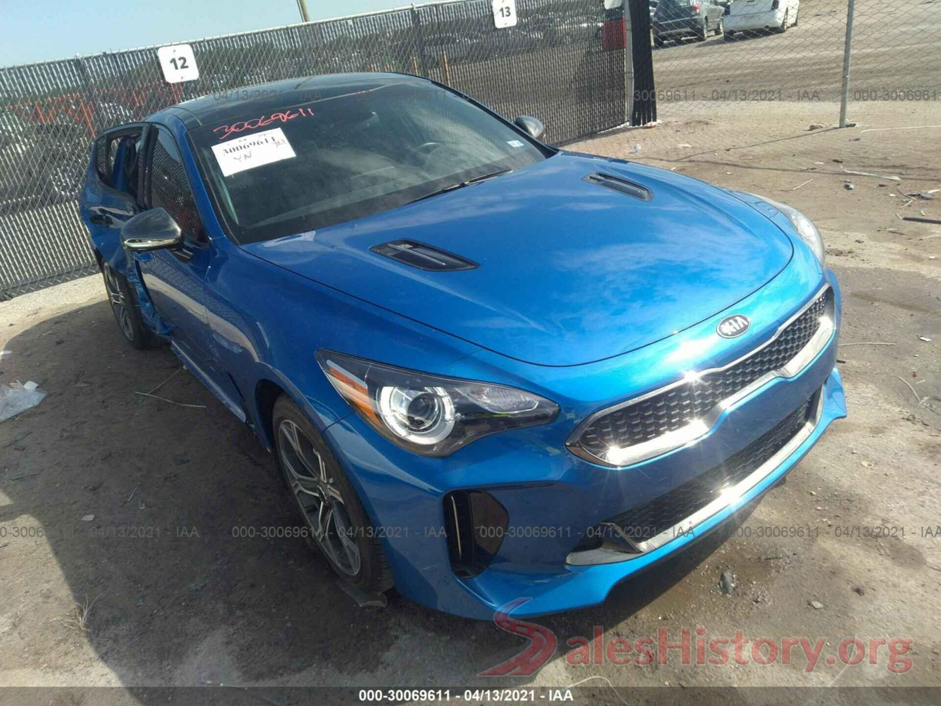 KNAE15LA1L6076975 2020 KIA STINGER