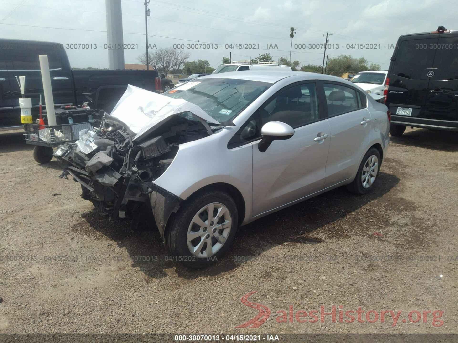 KNADM4A3XG6666129 2016 KIA RIO