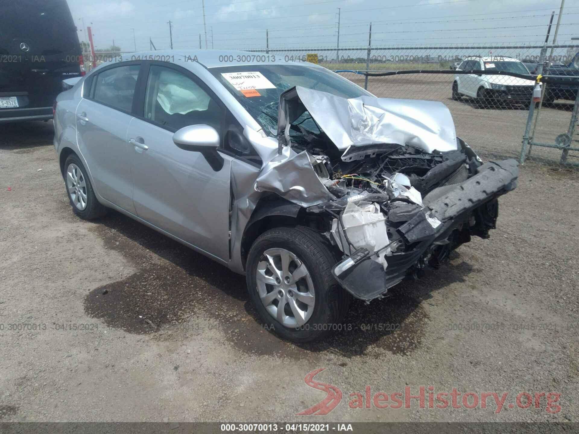 KNADM4A3XG6666129 2016 KIA RIO