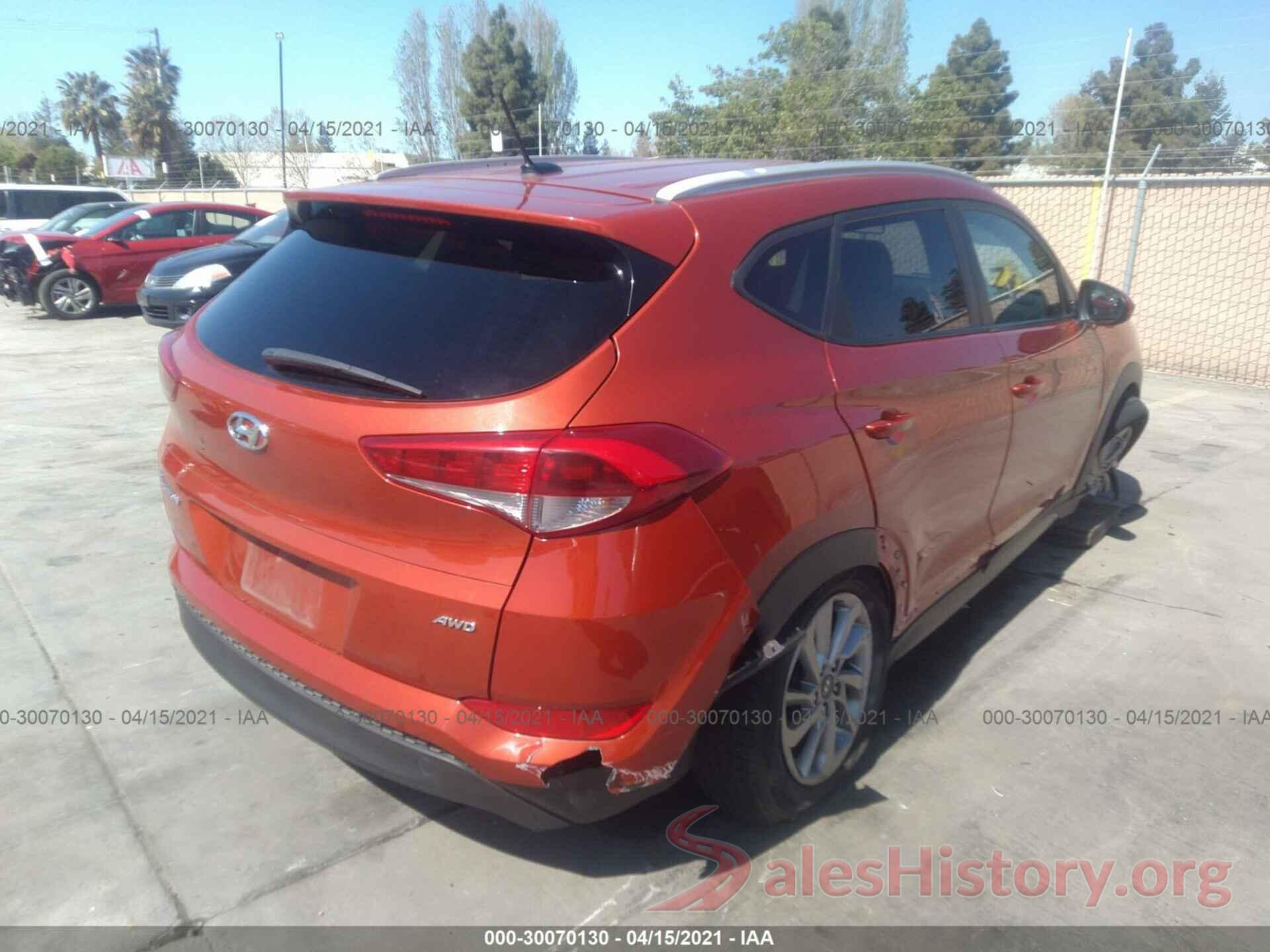 KM8J3CA41GU180702 2016 HYUNDAI TUCSON