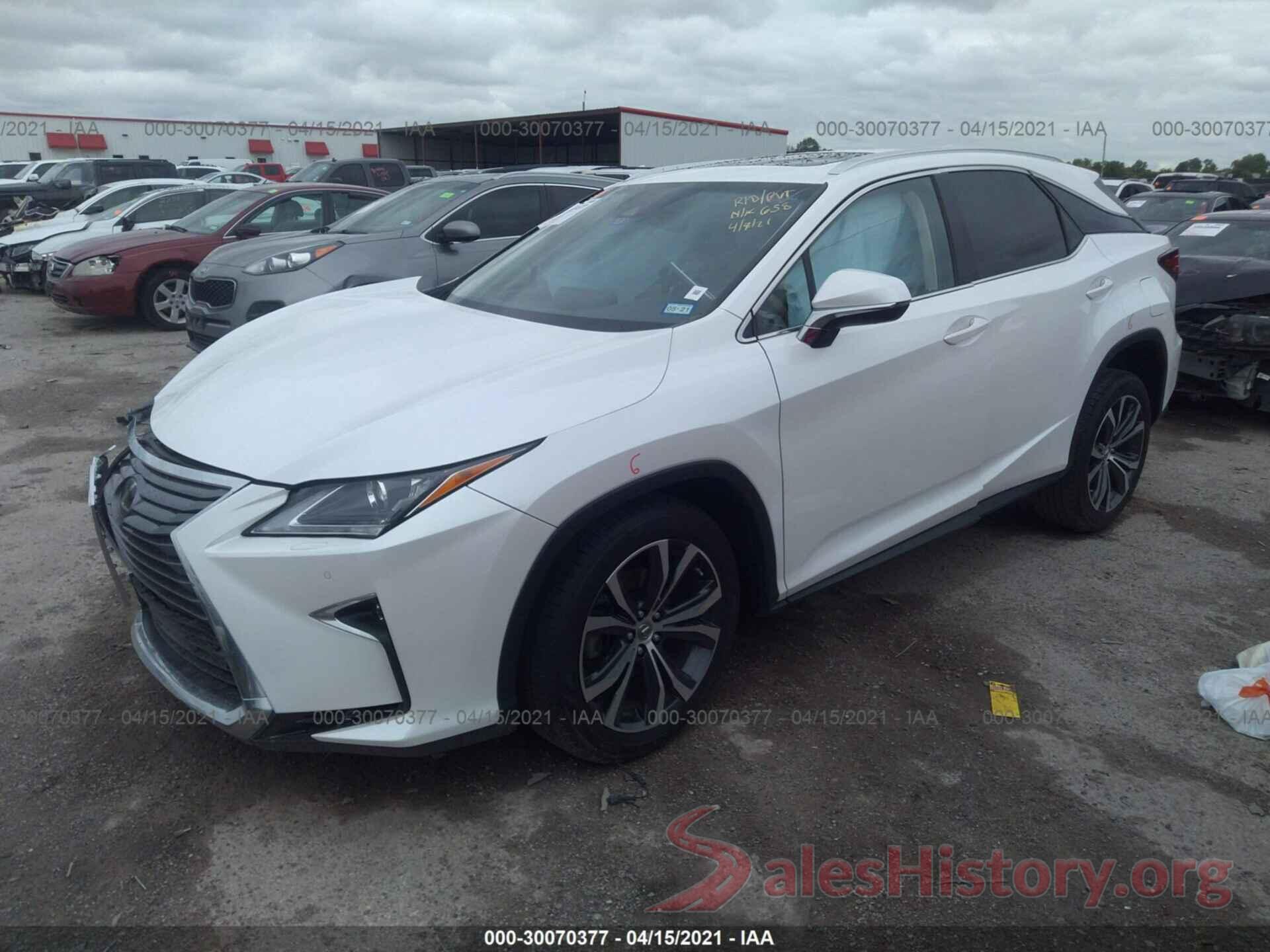 JTJBZMCA0H2023012 2017 LEXUS RX