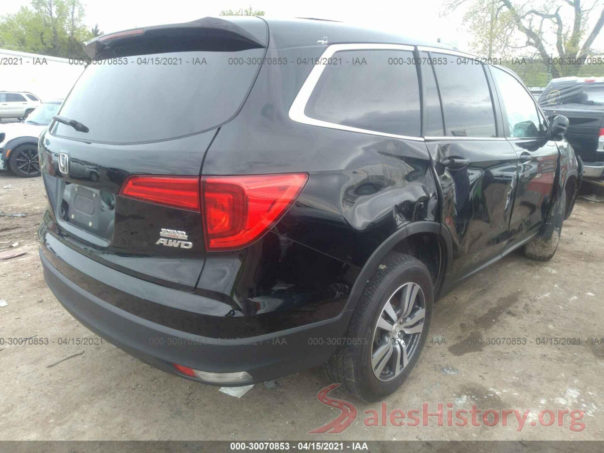 5FNYF6H80JB041956 2018 HONDA PILOT