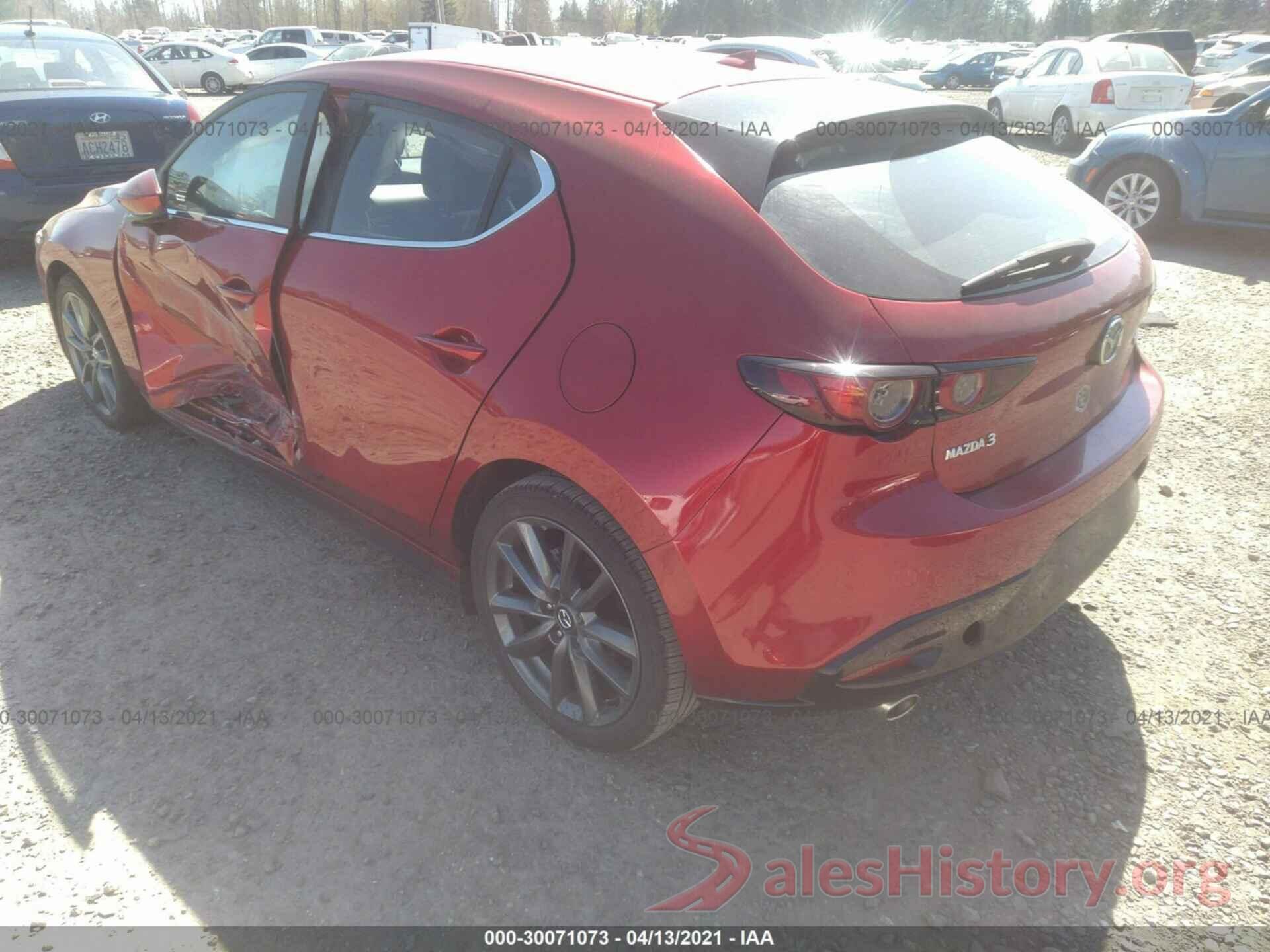 JM1BPAMM0K1139016 2019 MAZDA MAZDA3 HATCHBACK