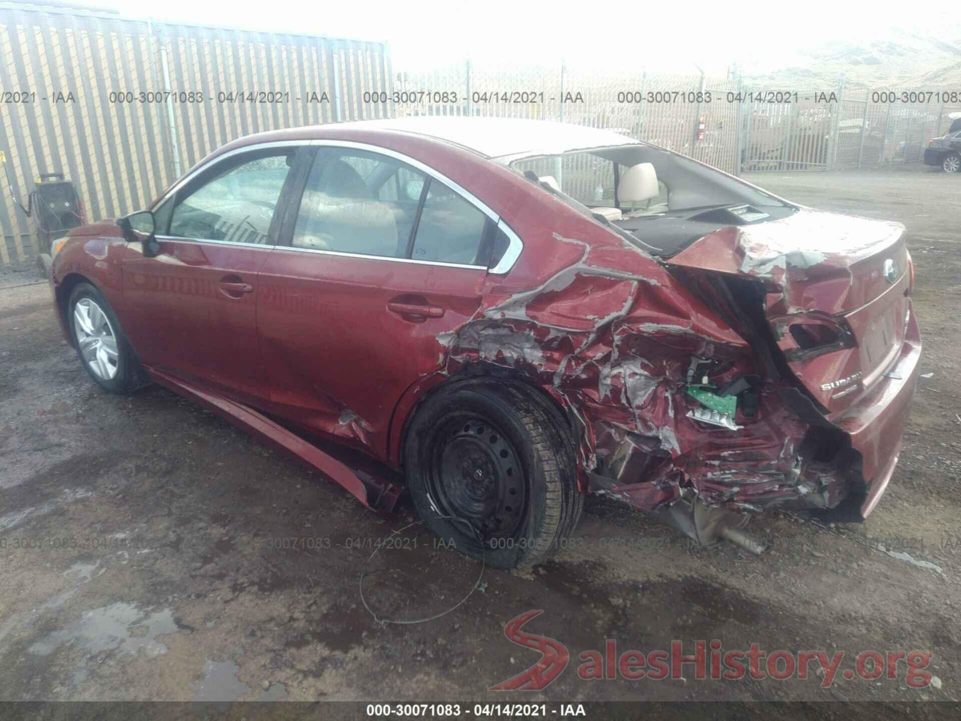 4S3BNAA66G3005893 2016 SUBARU LEGACY