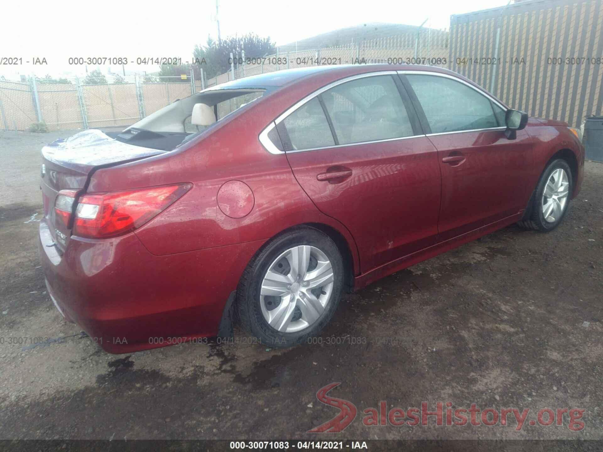 4S3BNAA66G3005893 2016 SUBARU LEGACY