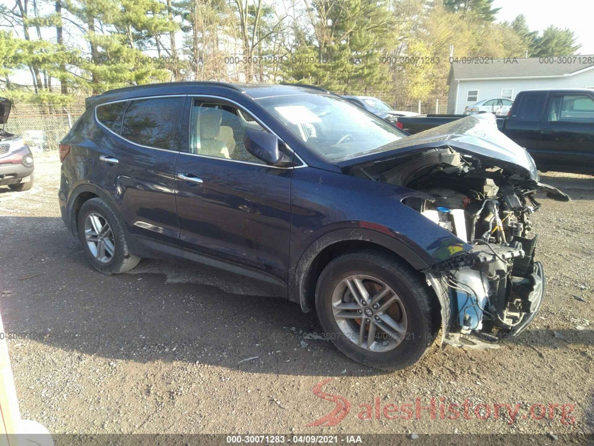 5XYZU3LB0HG488737 2017 HYUNDAI SANTA FE SPORT