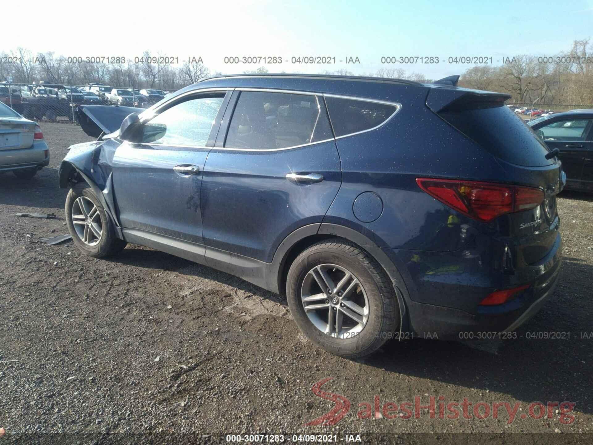 5XYZU3LB0HG488737 2017 HYUNDAI SANTA FE SPORT