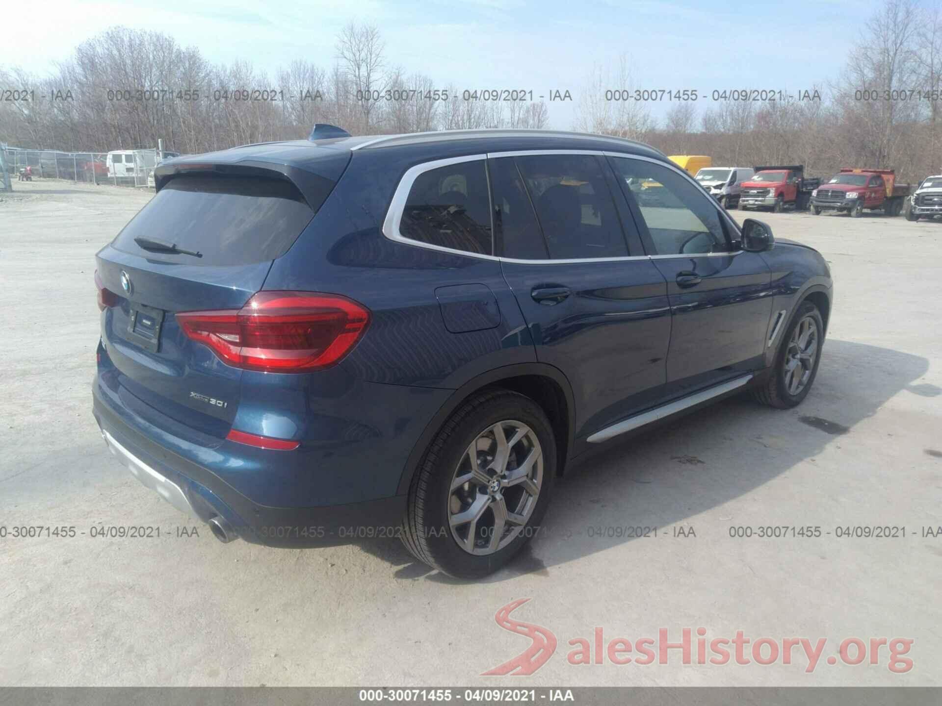 5UXTY5C06M9F11553 2021 BMW X3