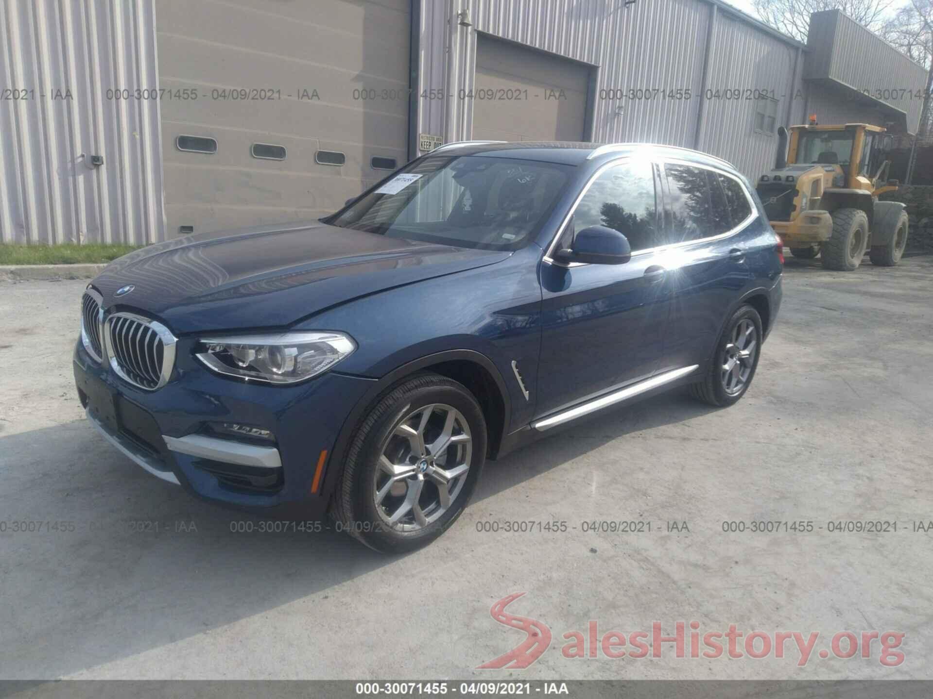 5UXTY5C06M9F11553 2021 BMW X3