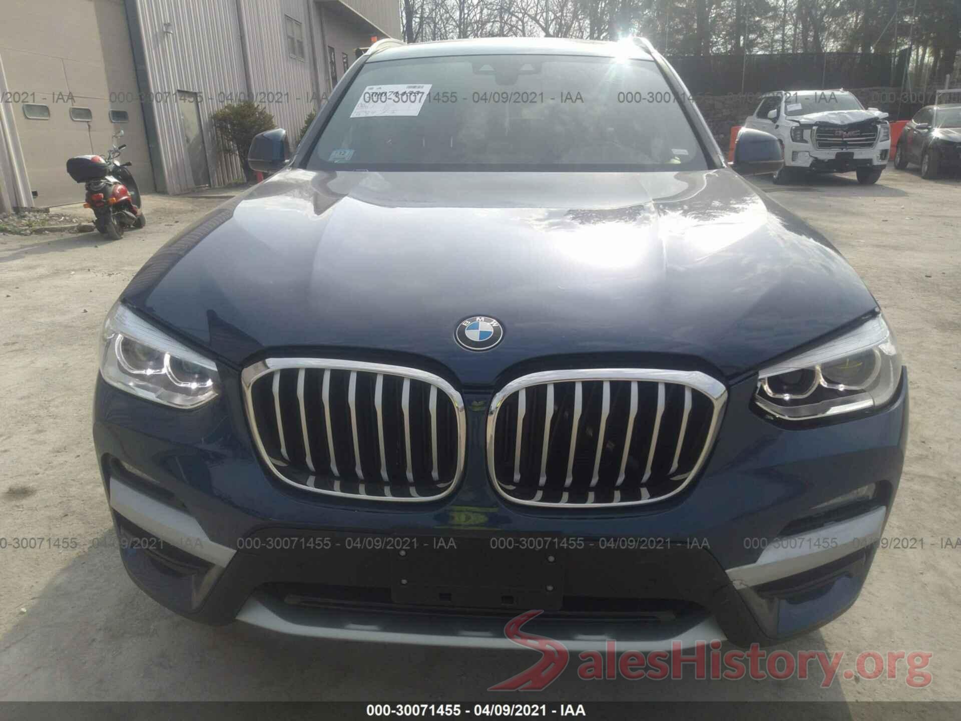 5UXTY5C06M9F11553 2021 BMW X3