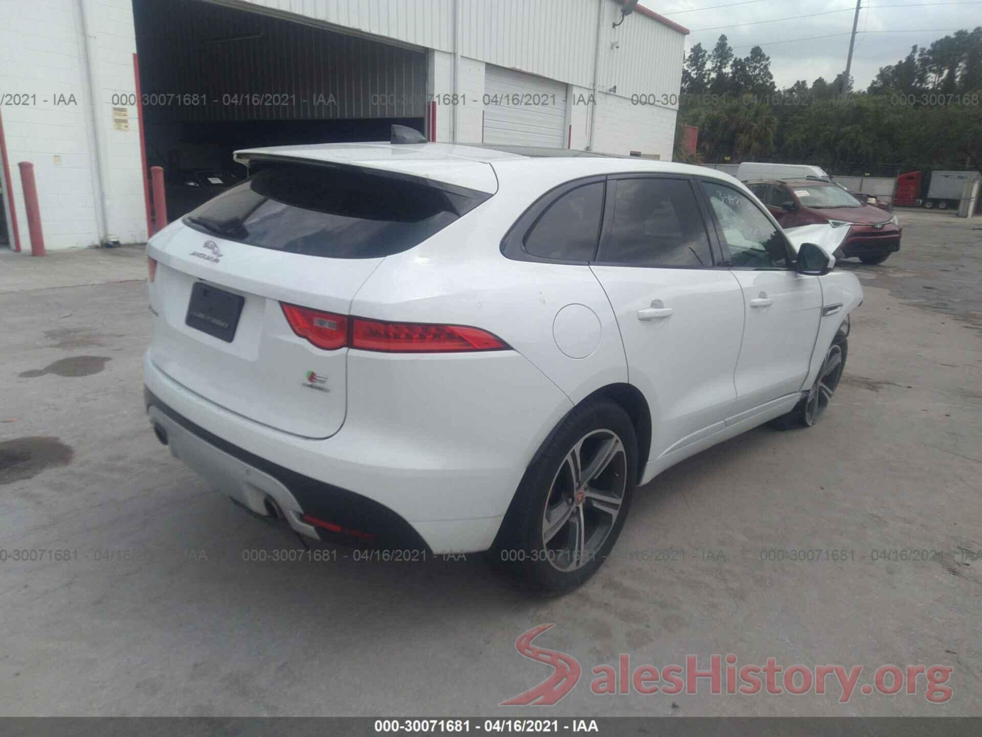 SADCM2FV9LA639478 2020 JAGUAR F-PACE