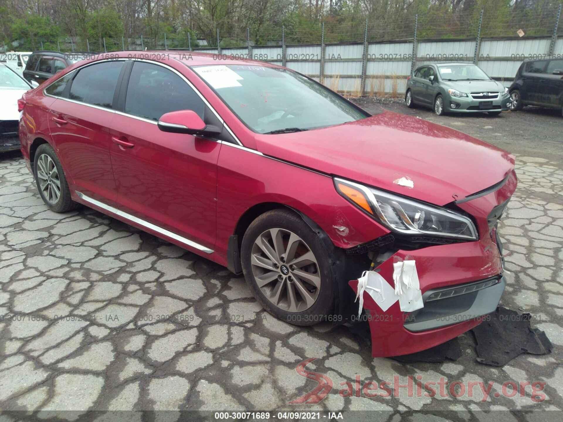 5NPE34AF9HH496230 2017 HYUNDAI SONATA